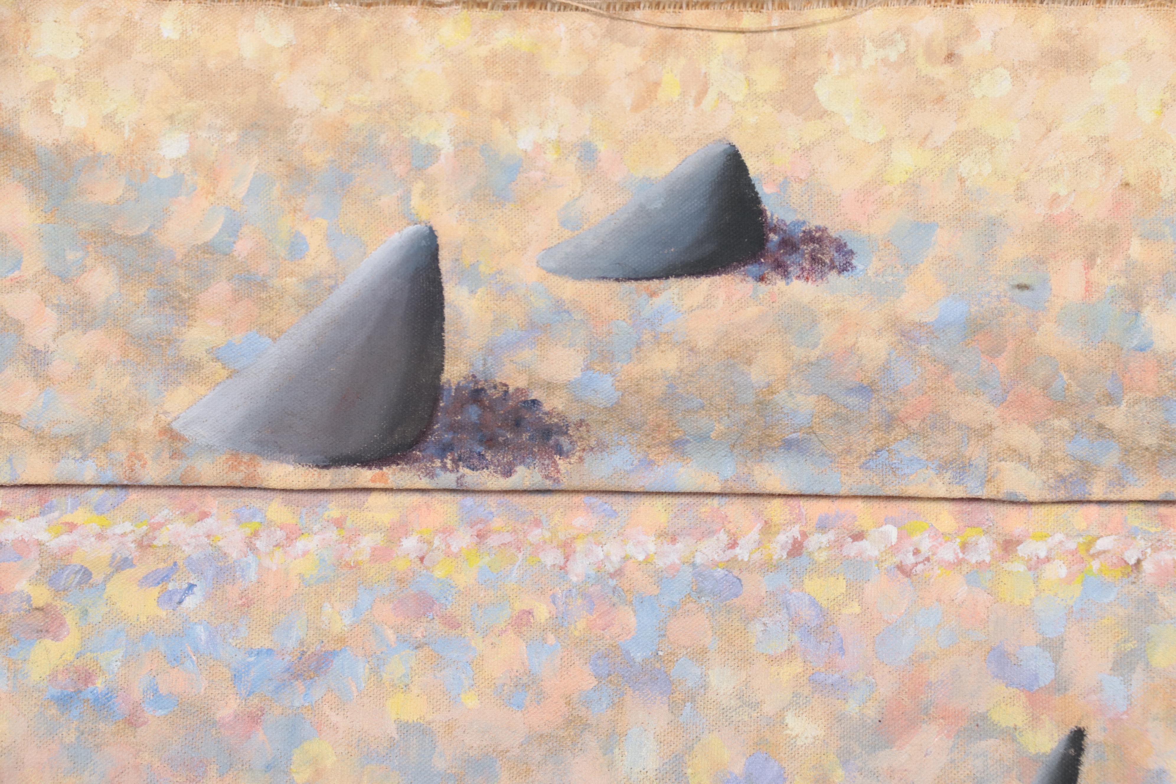 Mary Farnum Burnley Acrylic Painting "Lunar Atmosphere"