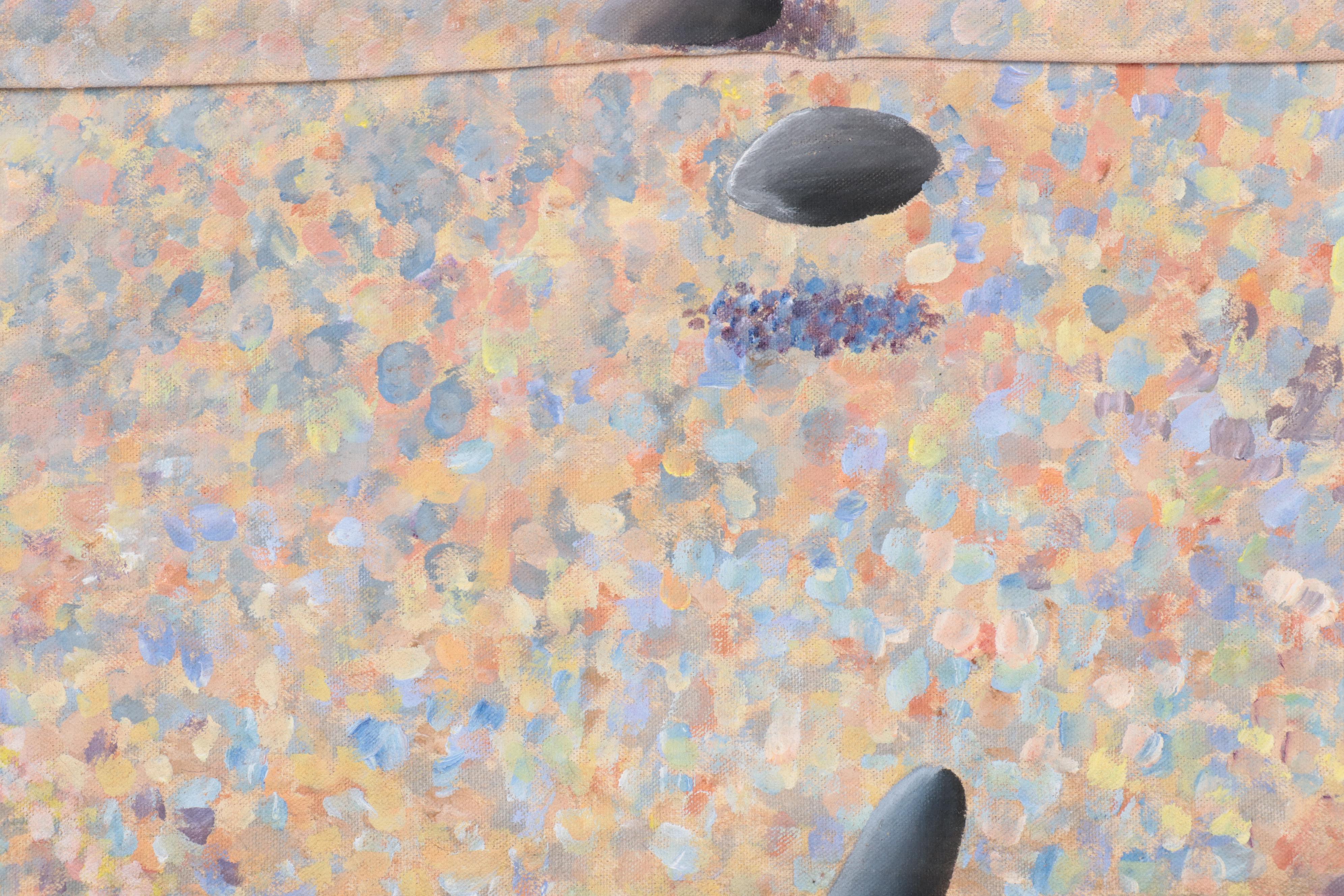 Mary Farnum Burnley Acrylic Painting "Lunar Atmosphere"