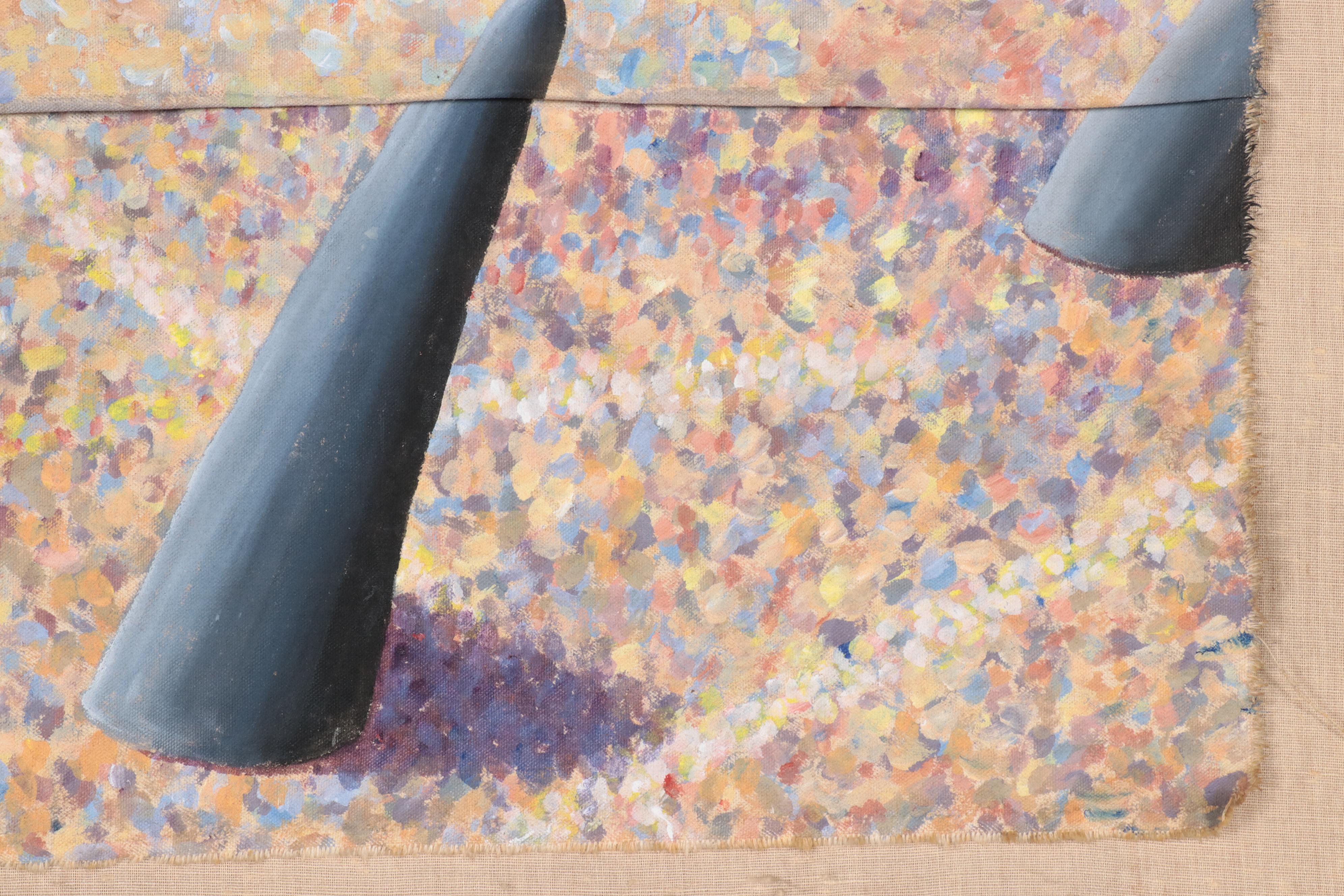 Mary Farnum Burnley Acrylic Painting "Lunar Atmosphere"