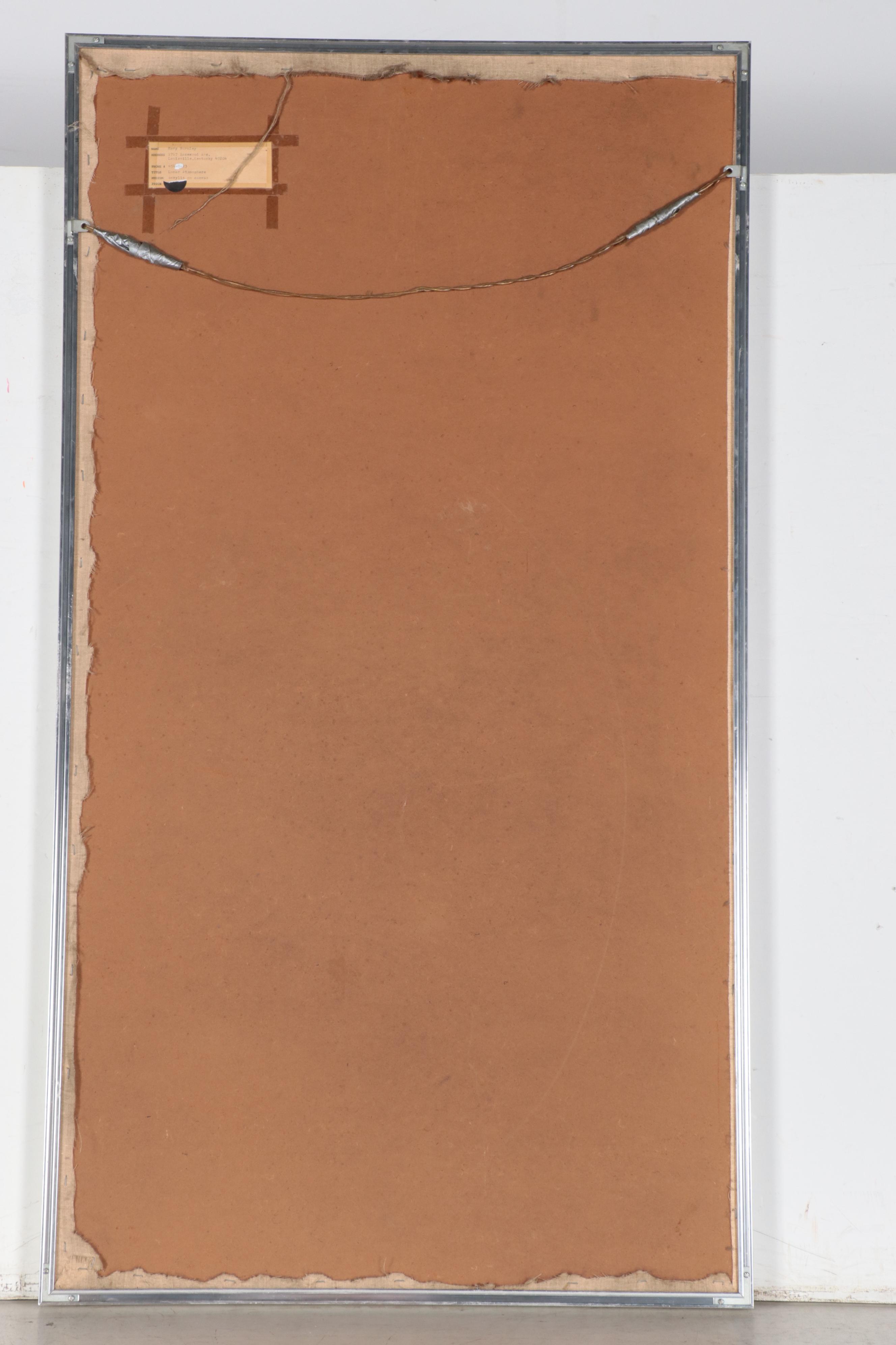 Mary Farnum Burnley Acrylic Painting "Lunar Atmosphere"