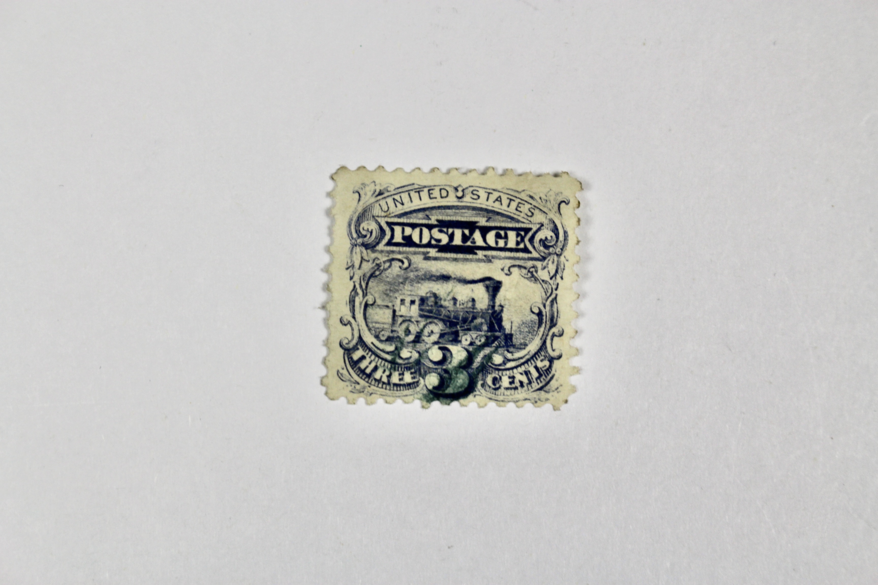 Six Early Used U.S. Postage Stamps