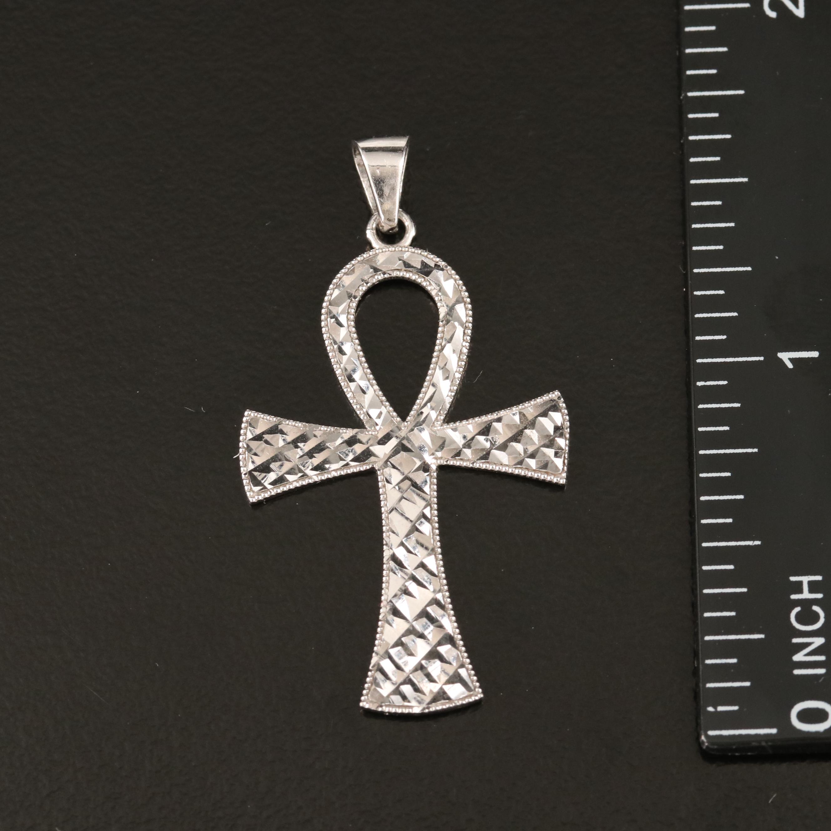 14K Ankh Pendant