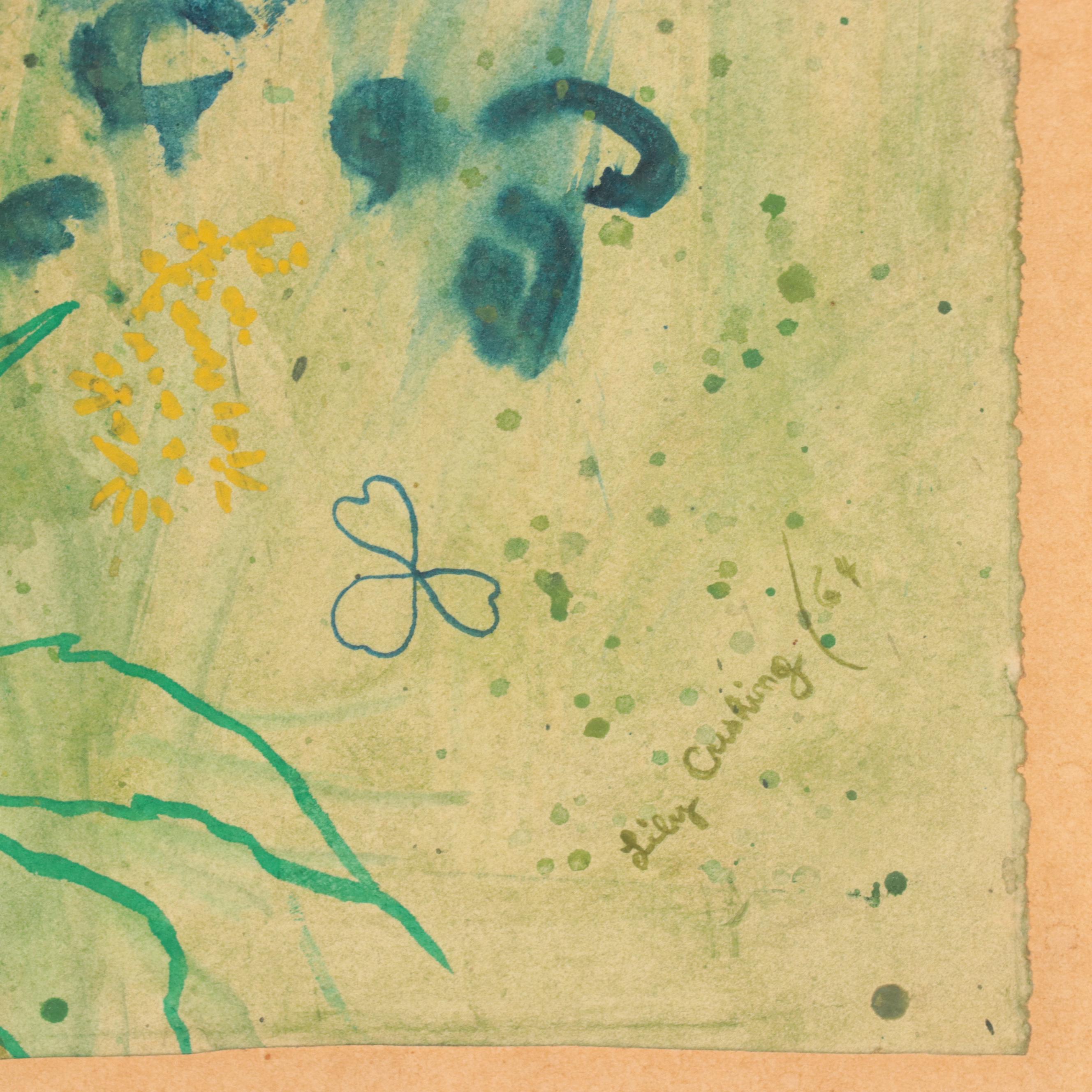 Lily Cushing Oil Painting "Late Summer Field," 1964