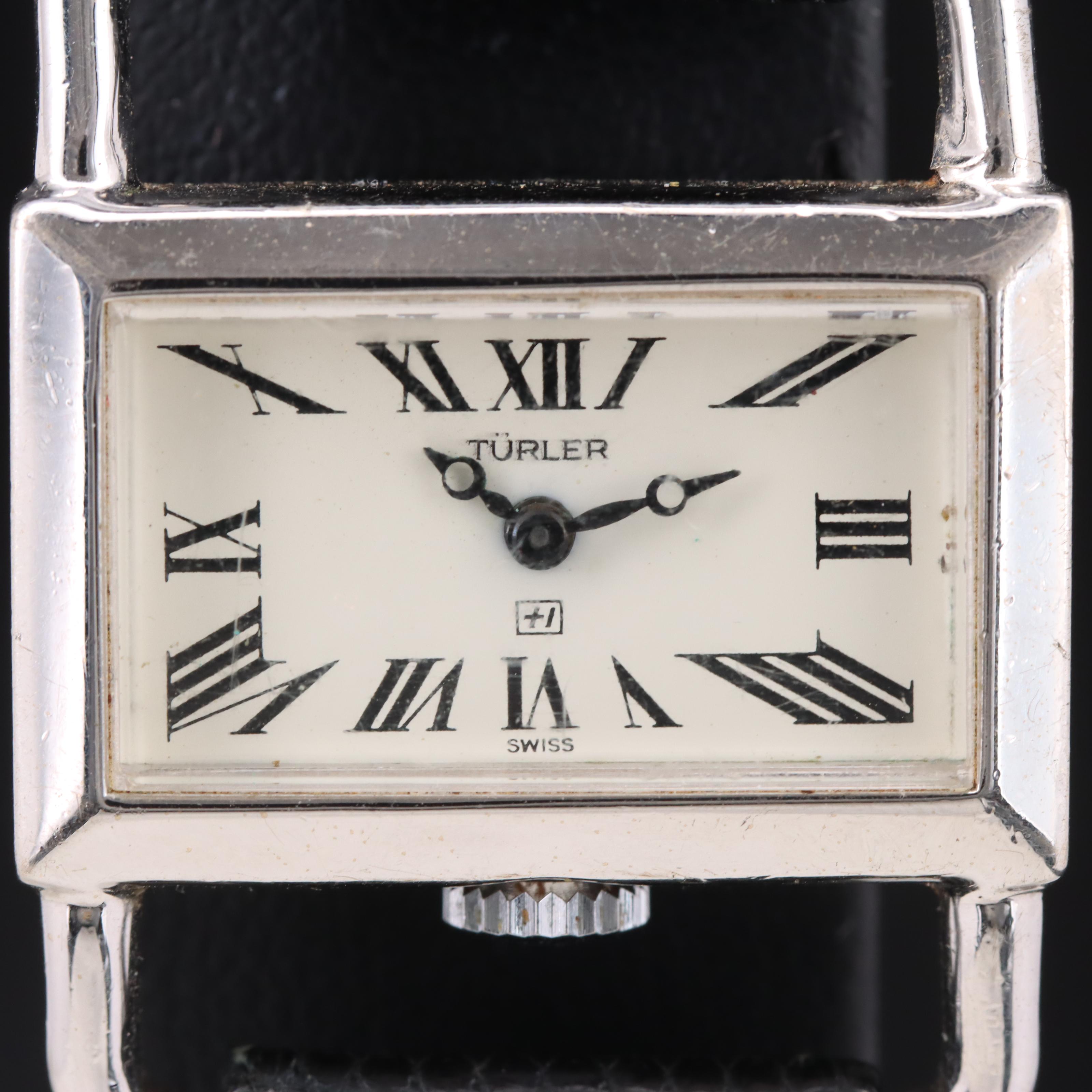 Vintage Turlet Stainless Steel Watch