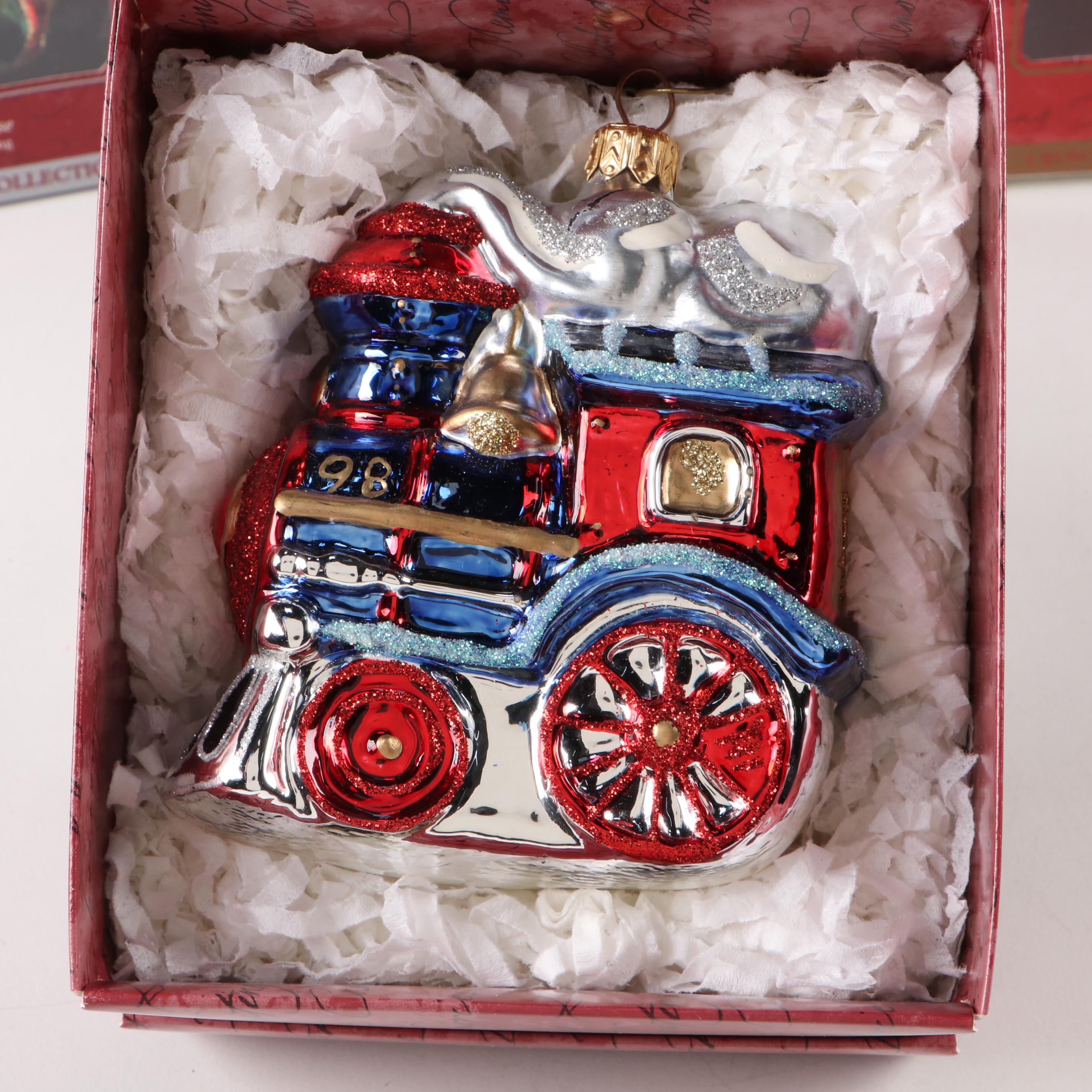 Hallmark Keepsake Handblown Glass and Other Christmas Ornaments
