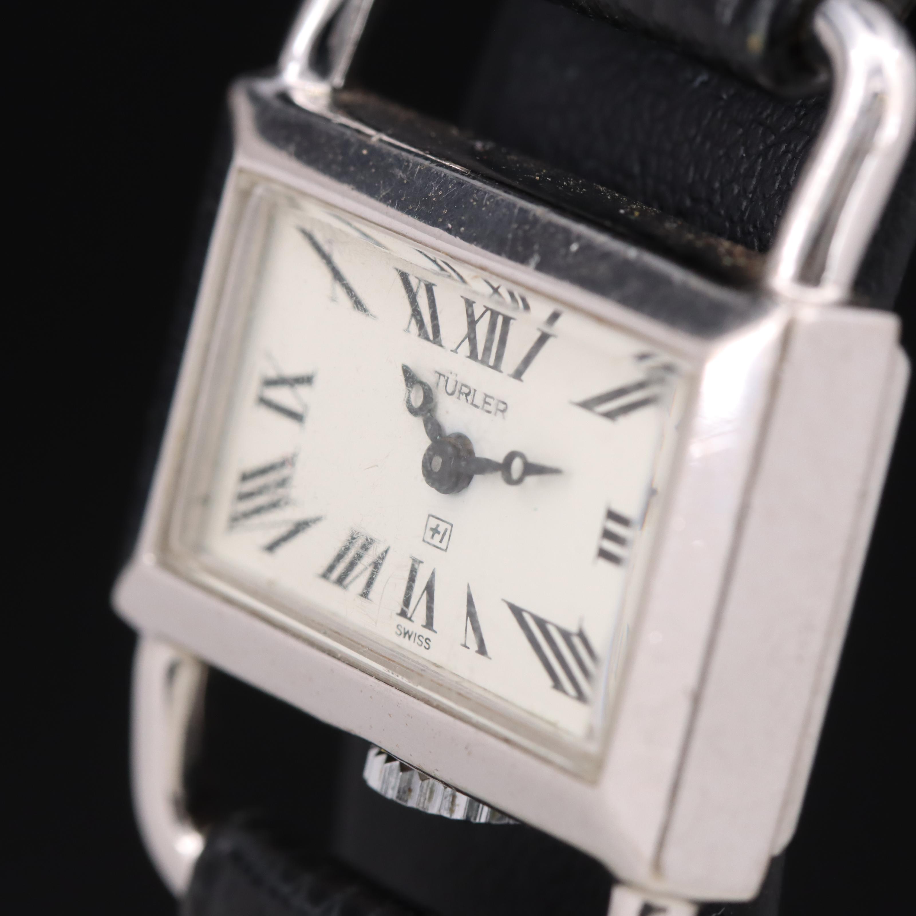 Vintage Turlet Stainless Steel Watch