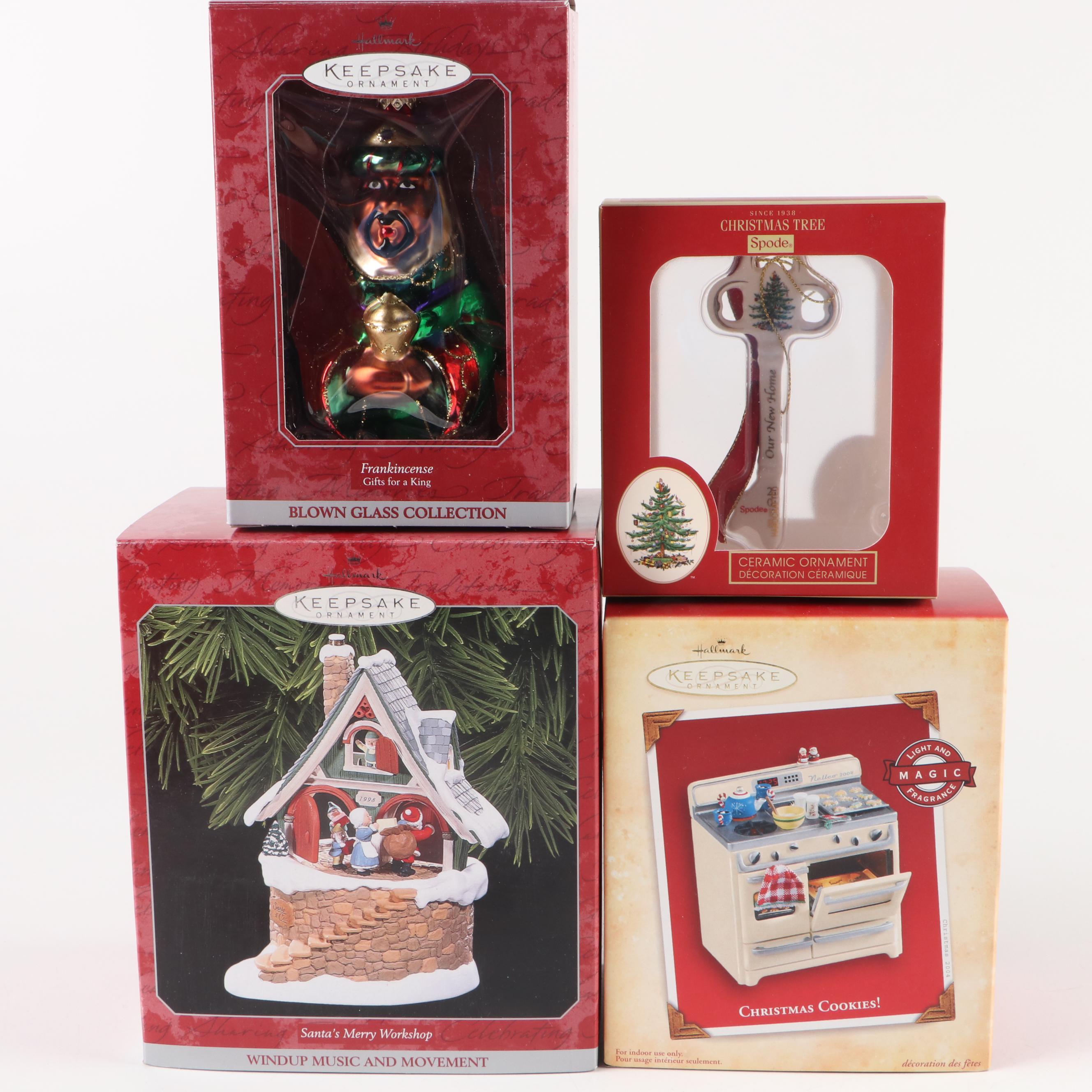 Hallmark Keepsake Handblown Glass and Other Christmas Ornaments