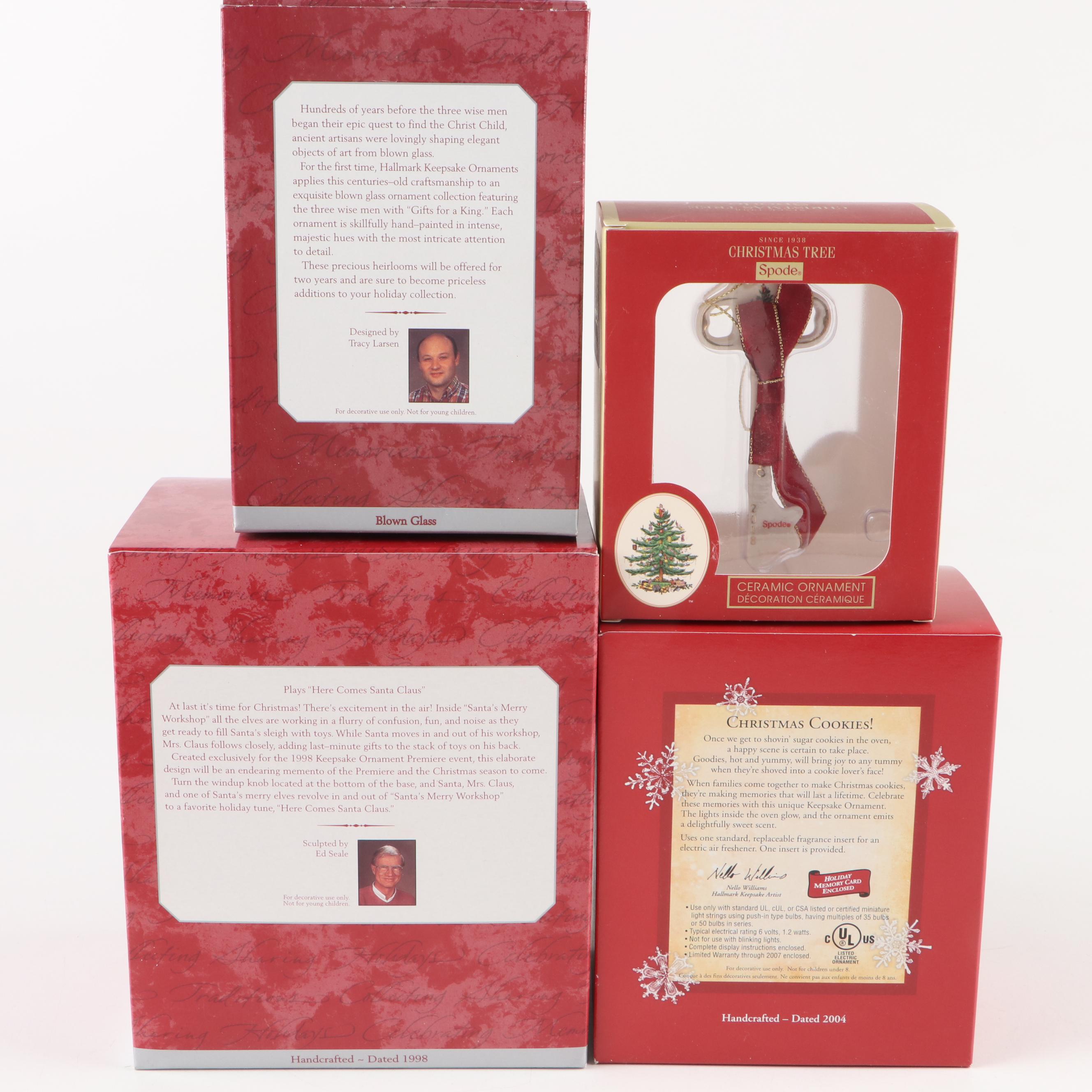Hallmark Keepsake Handblown Glass and Other Christmas Ornaments