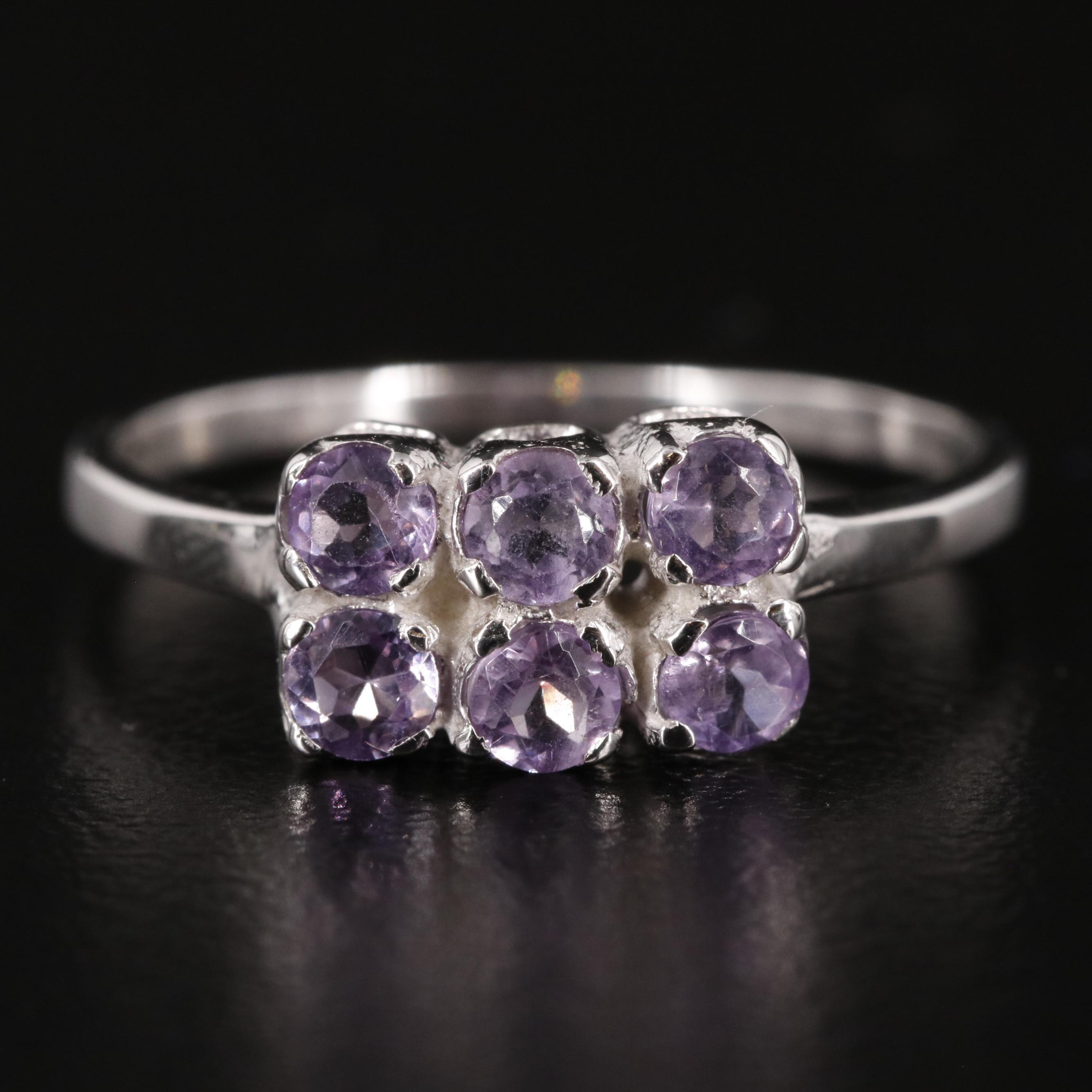 Sterling Amethyst Ring