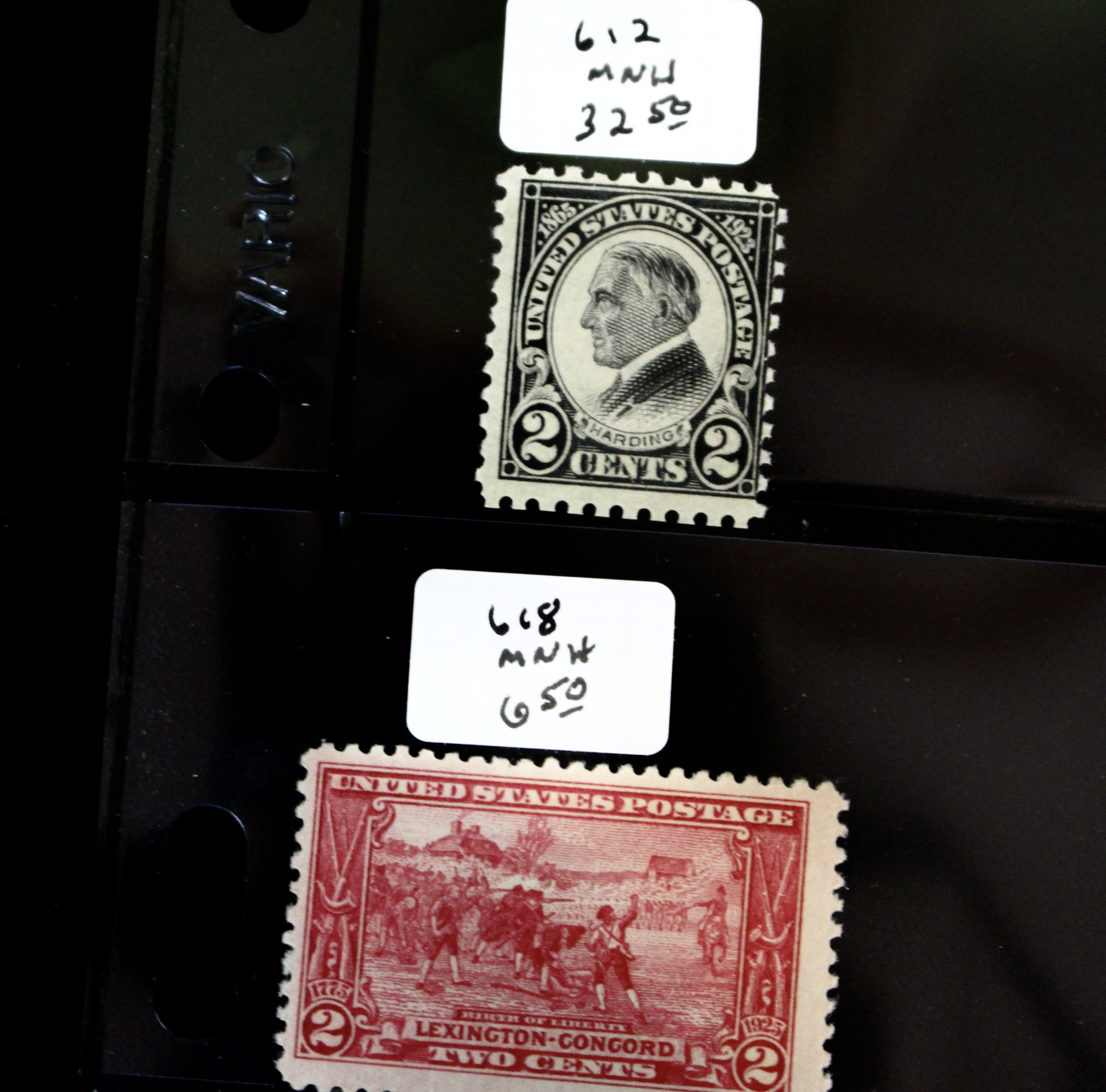 Twenty-Eight Mint Never Hinged U.S. Postage Stamps