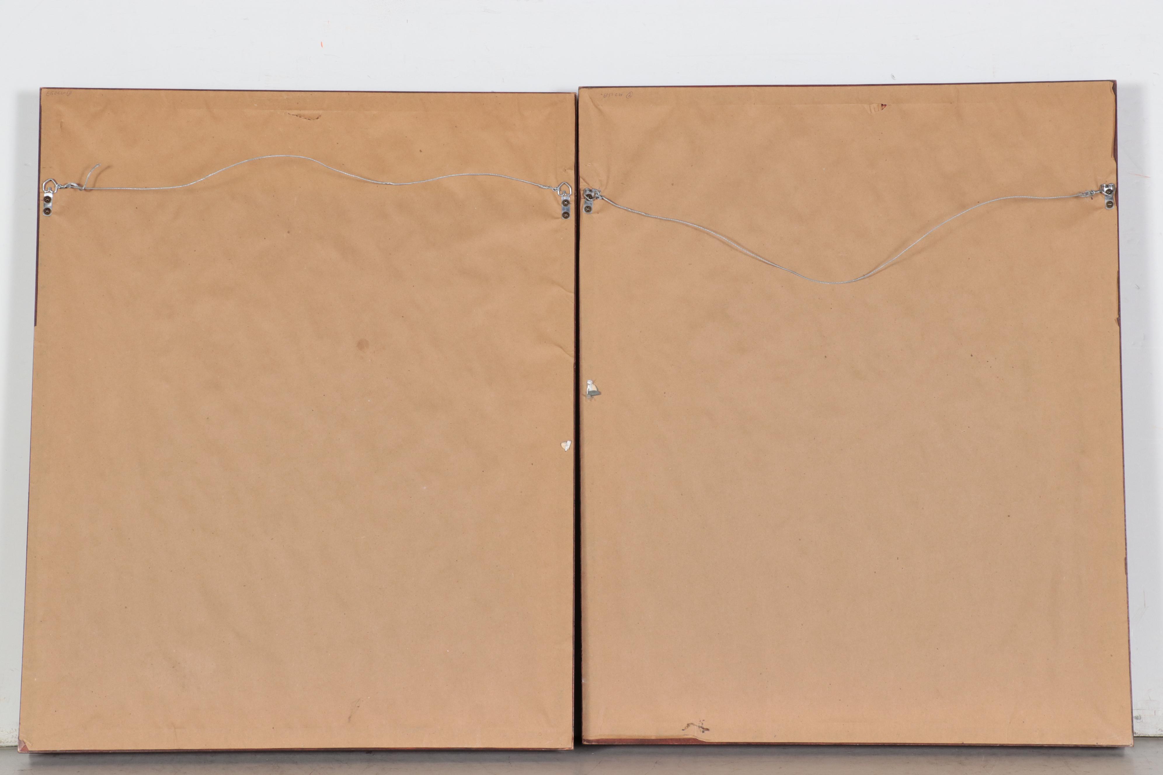 Hand-Colored Lithographs After Giovanni Battista Piranesi of Vases