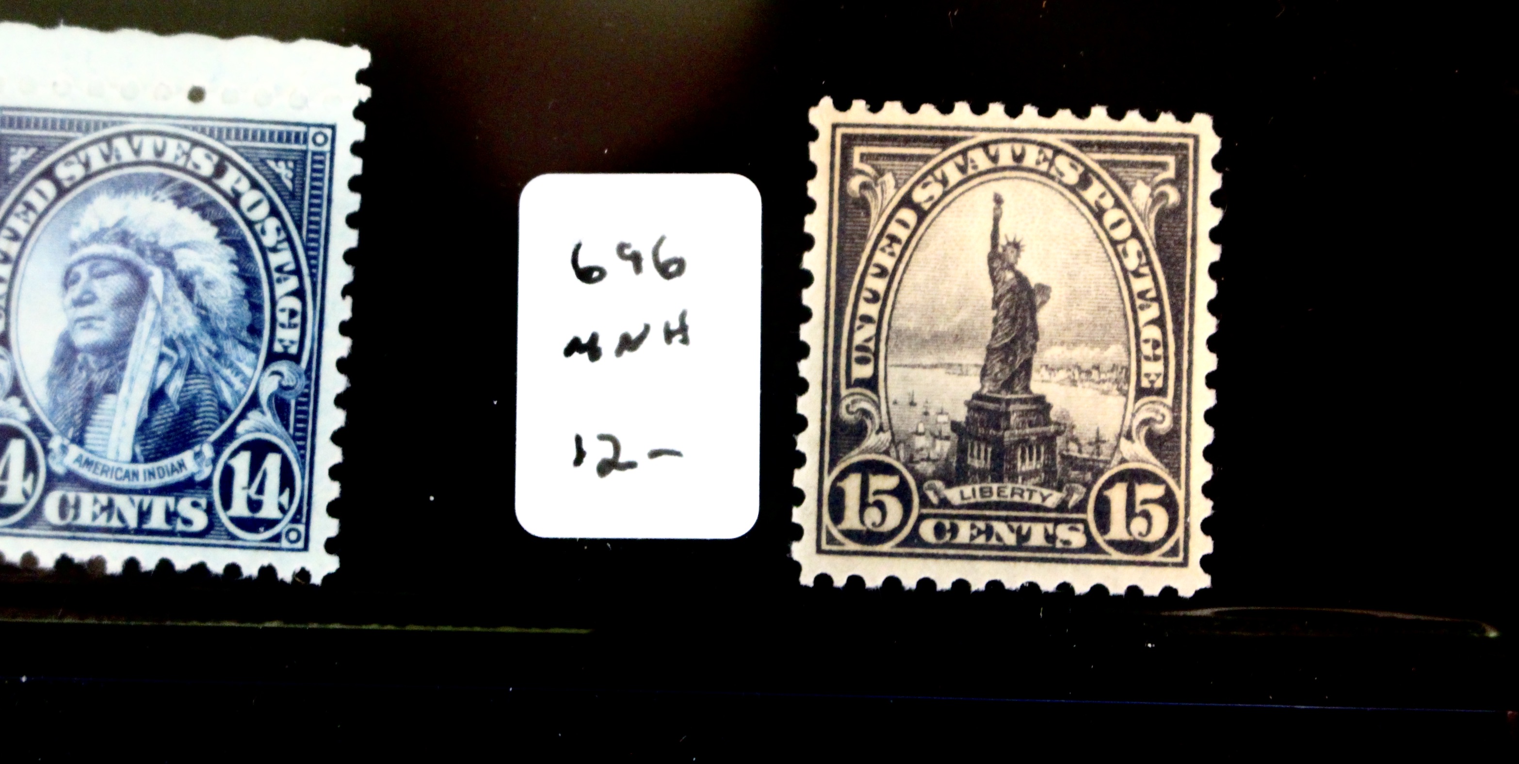 Twenty-Eight Mint Never Hinged U.S. Postage Stamps