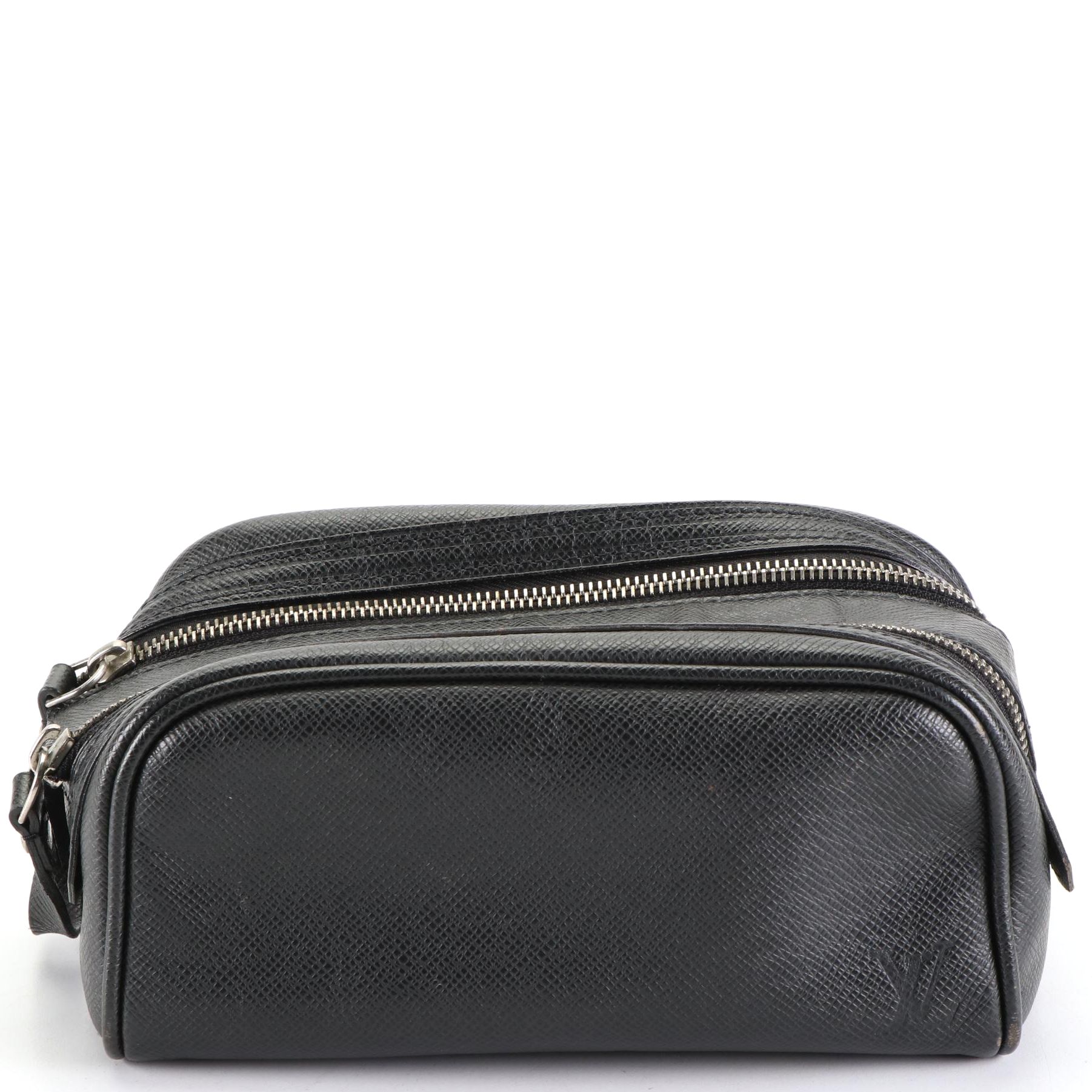 Louis Vuitton Trousse Ivan Toiletries Bag in Ardoise Taïga Leather