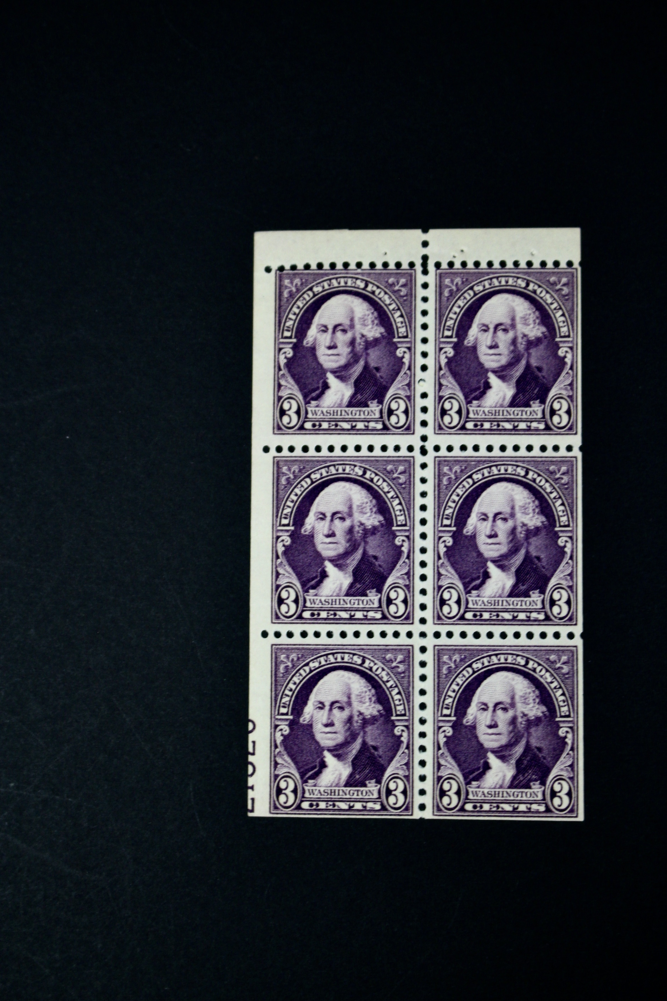 Four Mint Never Hinged U.S. Postage Stamp Blocks