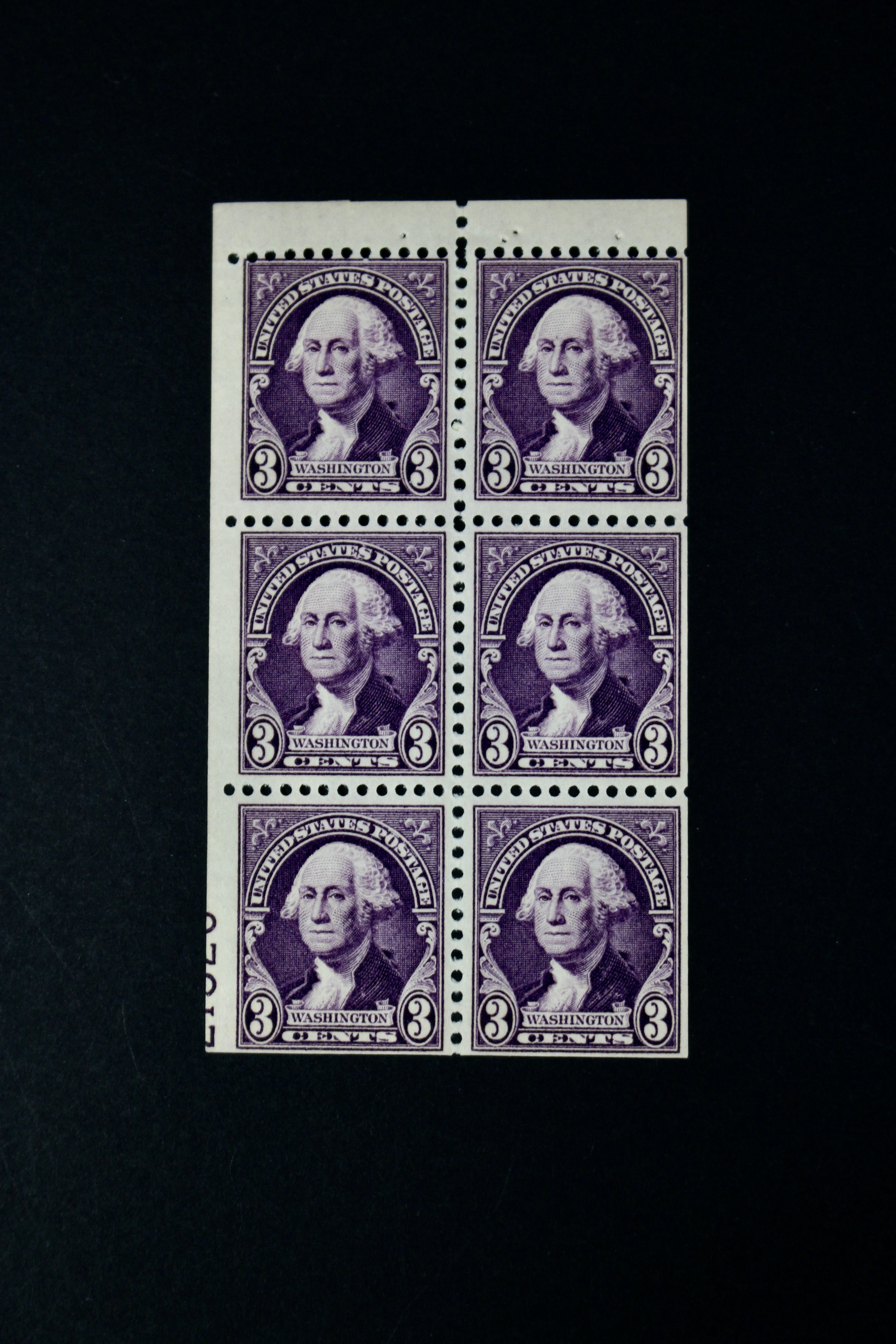 Four Mint Never Hinged U.S. Postage Stamp Blocks