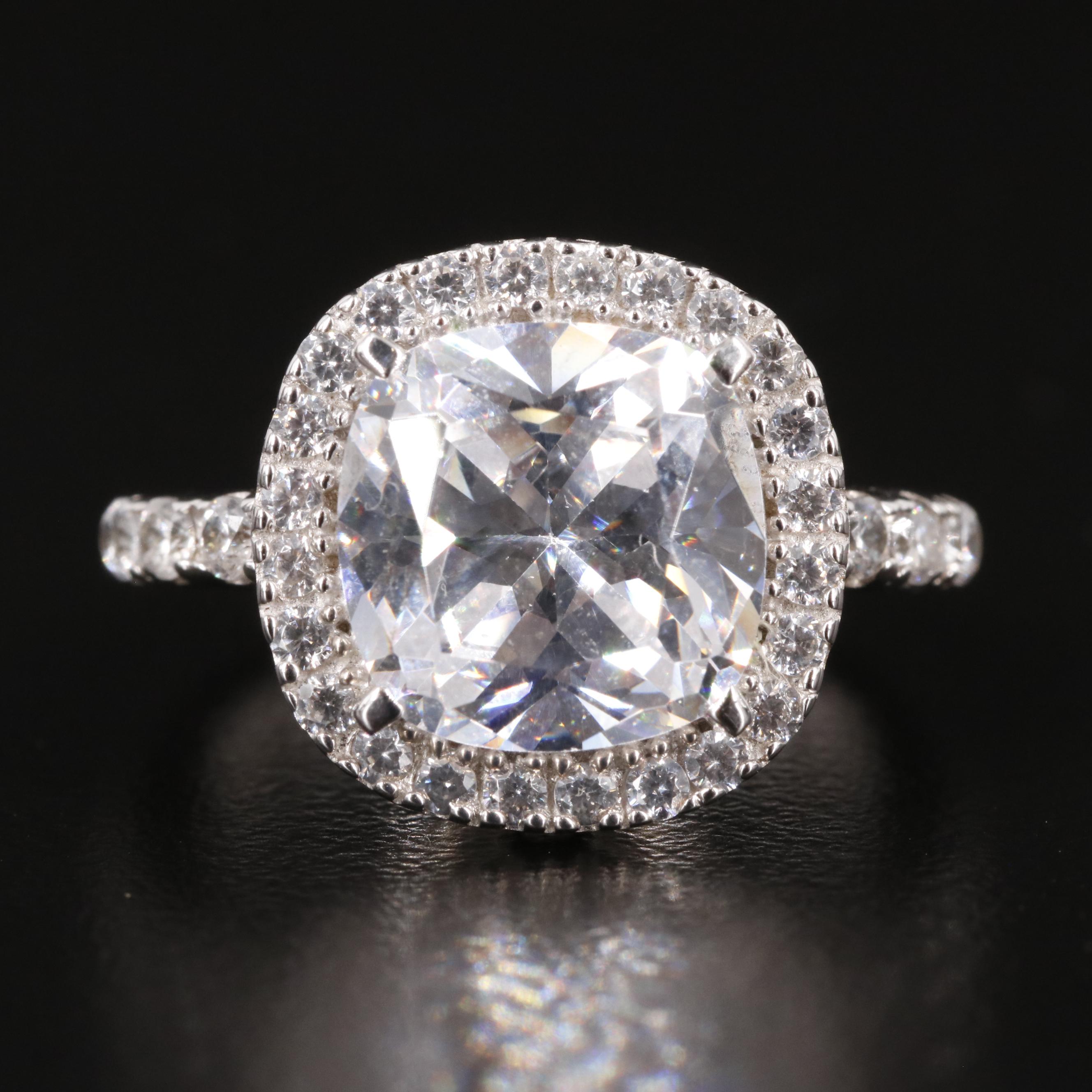 Sterling Cubic Zirconia Ring