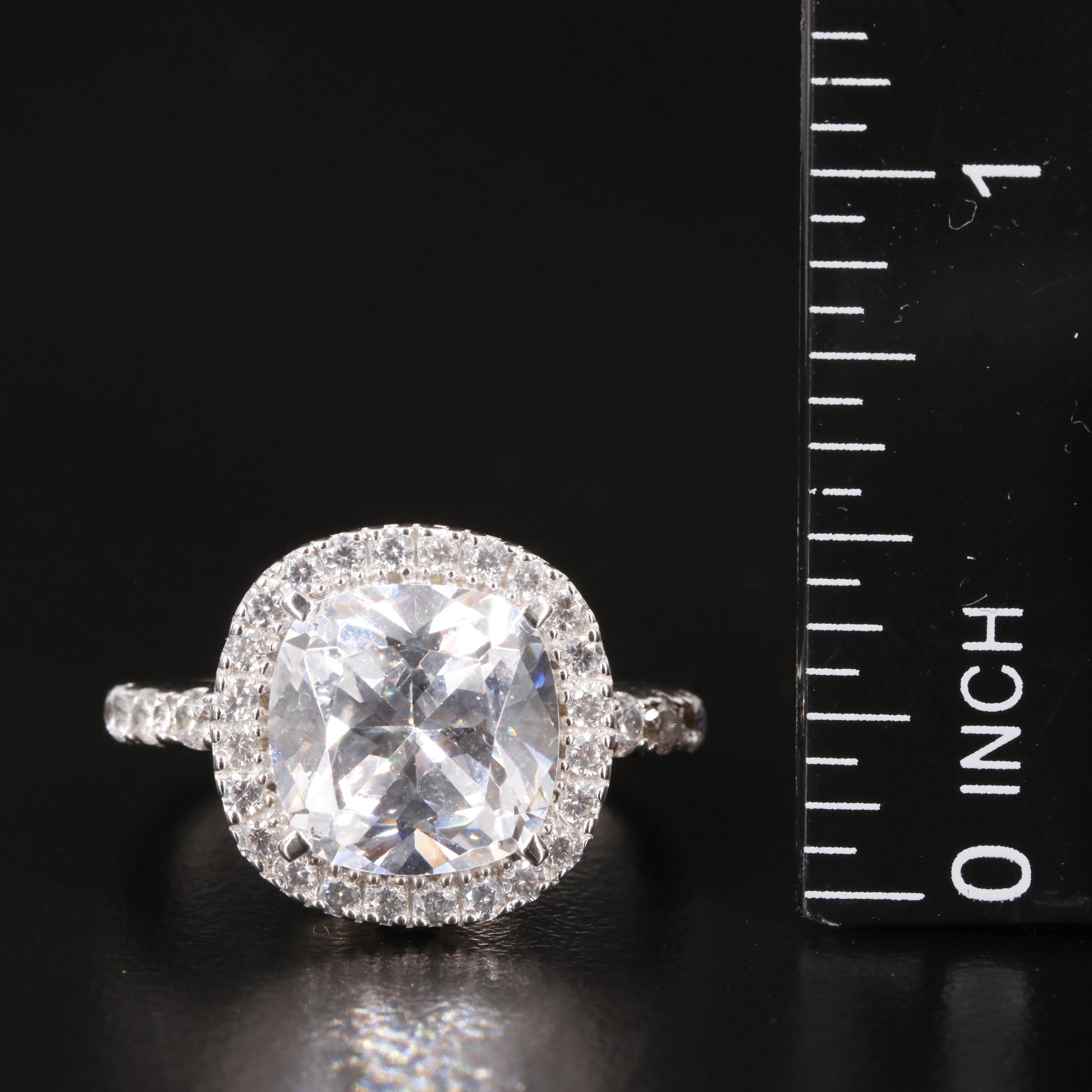 Sterling Cubic Zirconia Ring