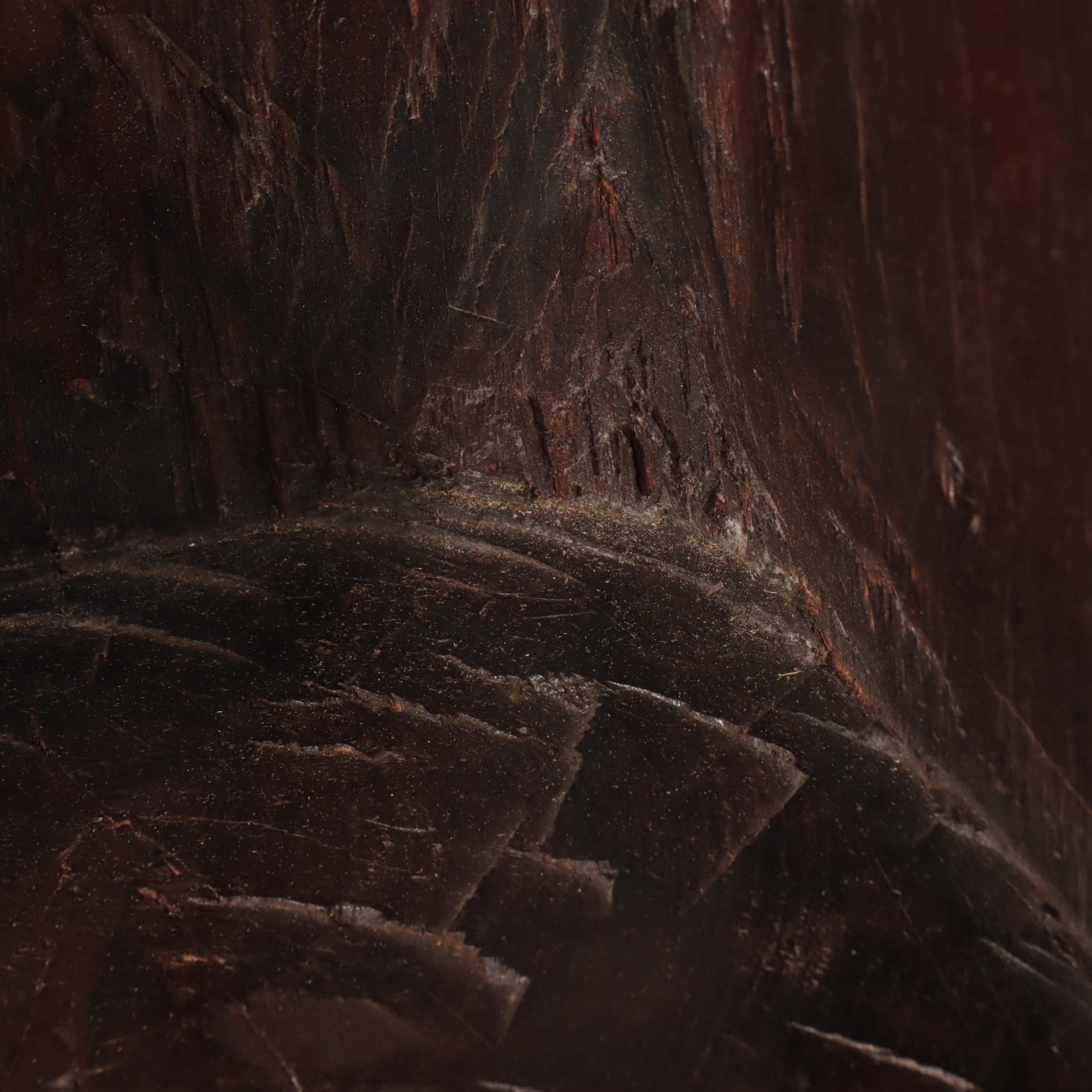 Nagaland (India) Carved Log Chair