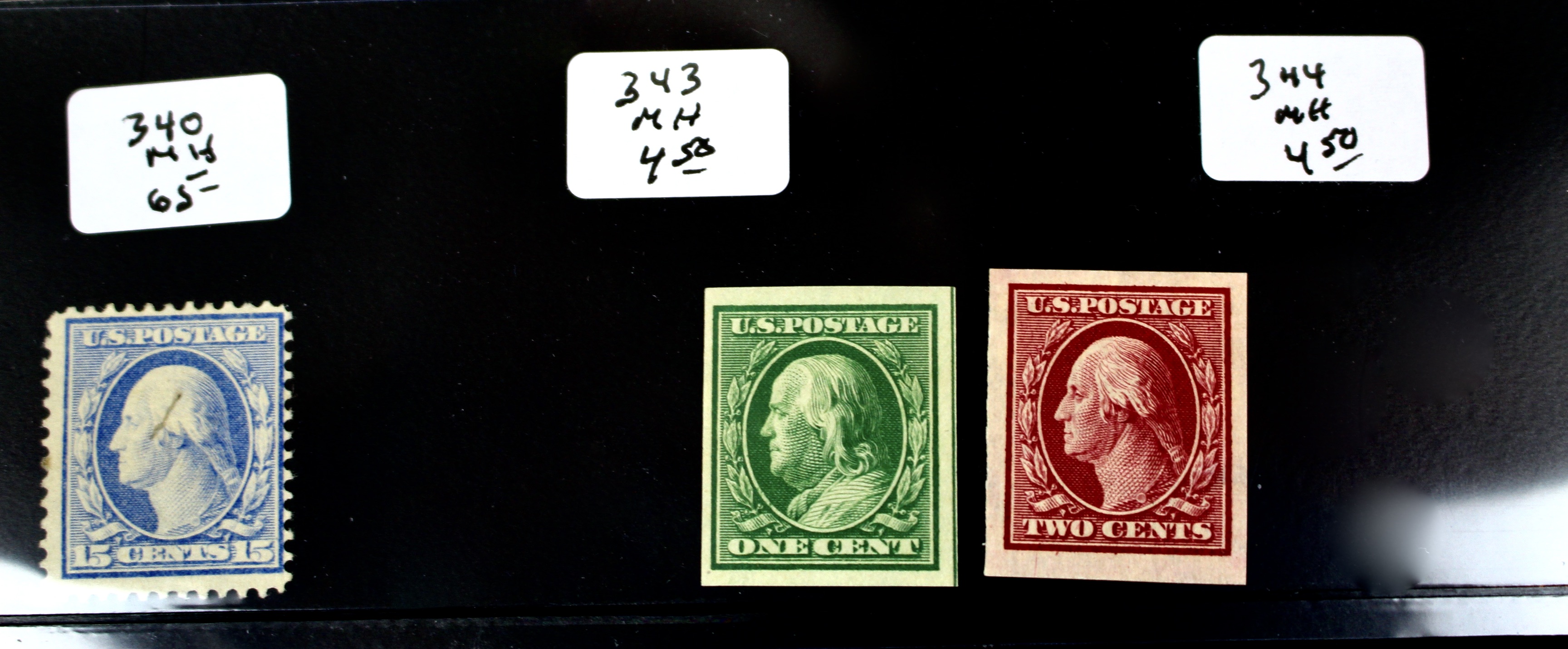 Nineteen Mint and MNH U.S. Postage Stamps