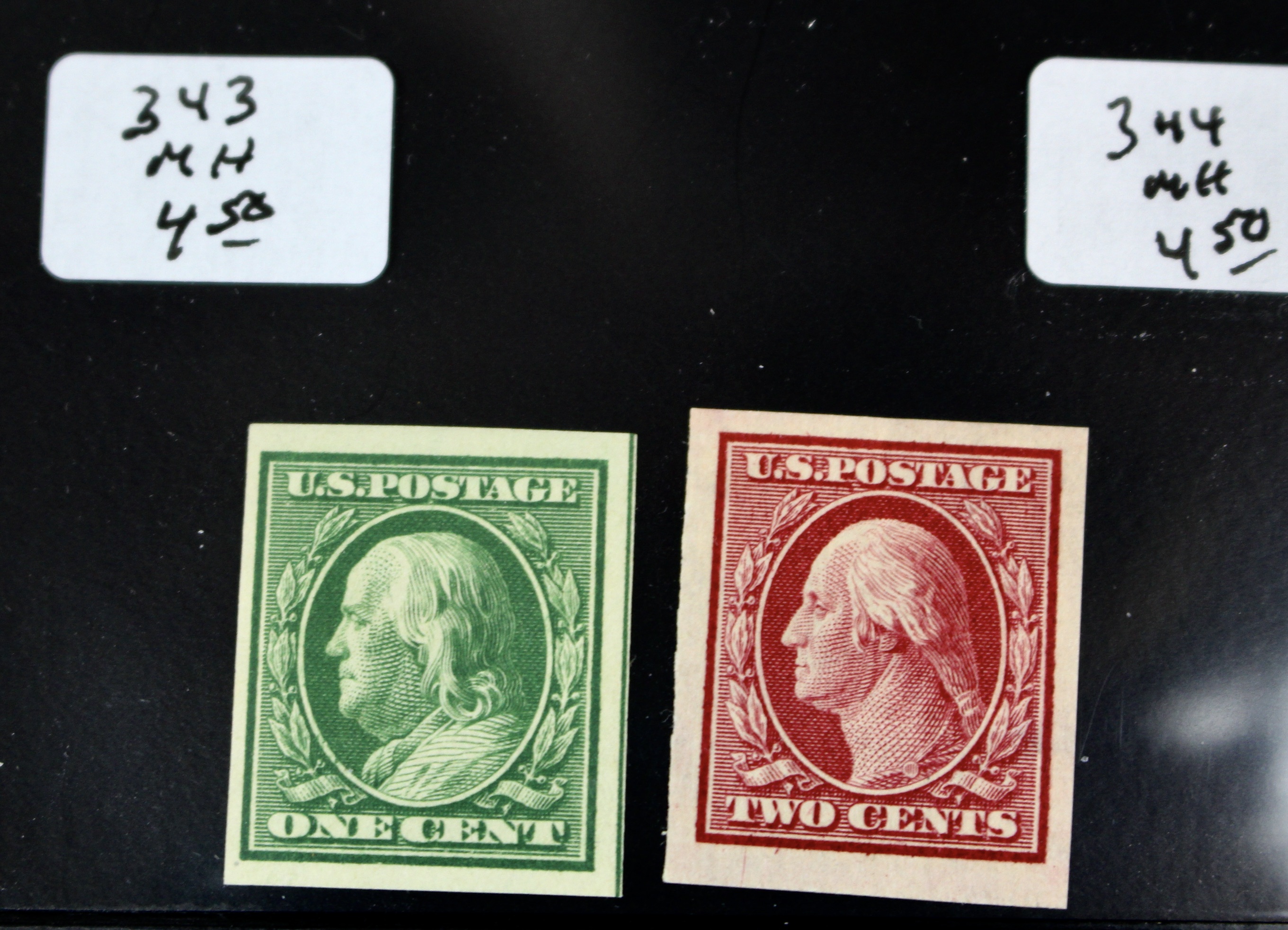 Nineteen Mint and MNH U.S. Postage Stamps
