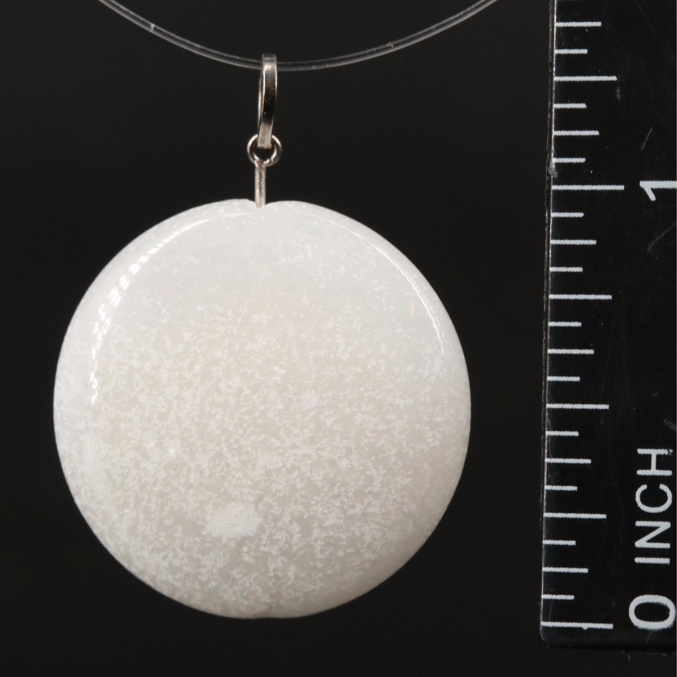 14K Quartzite Pendant