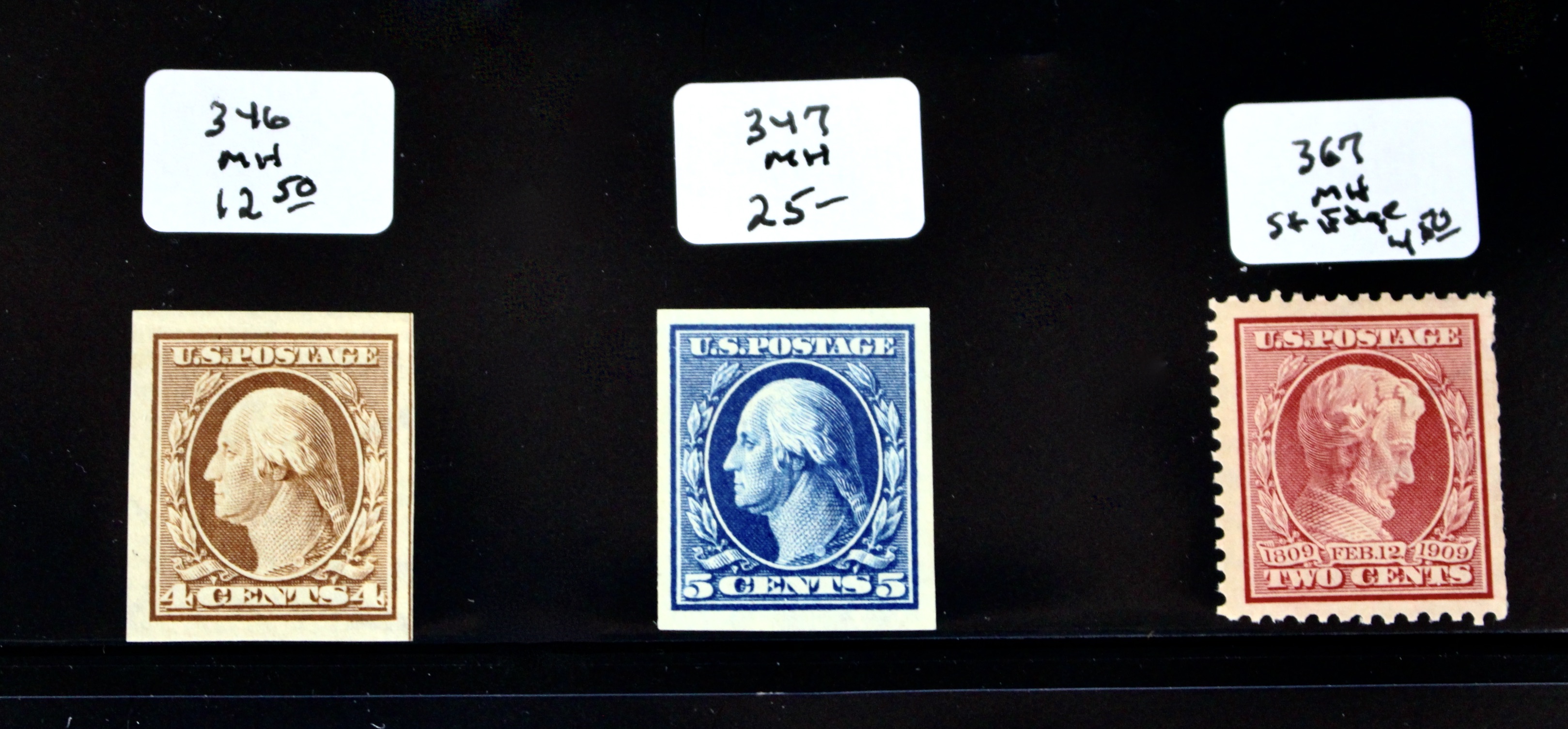 Twenty-Four Mint and MNH U.S. Postage Stamps