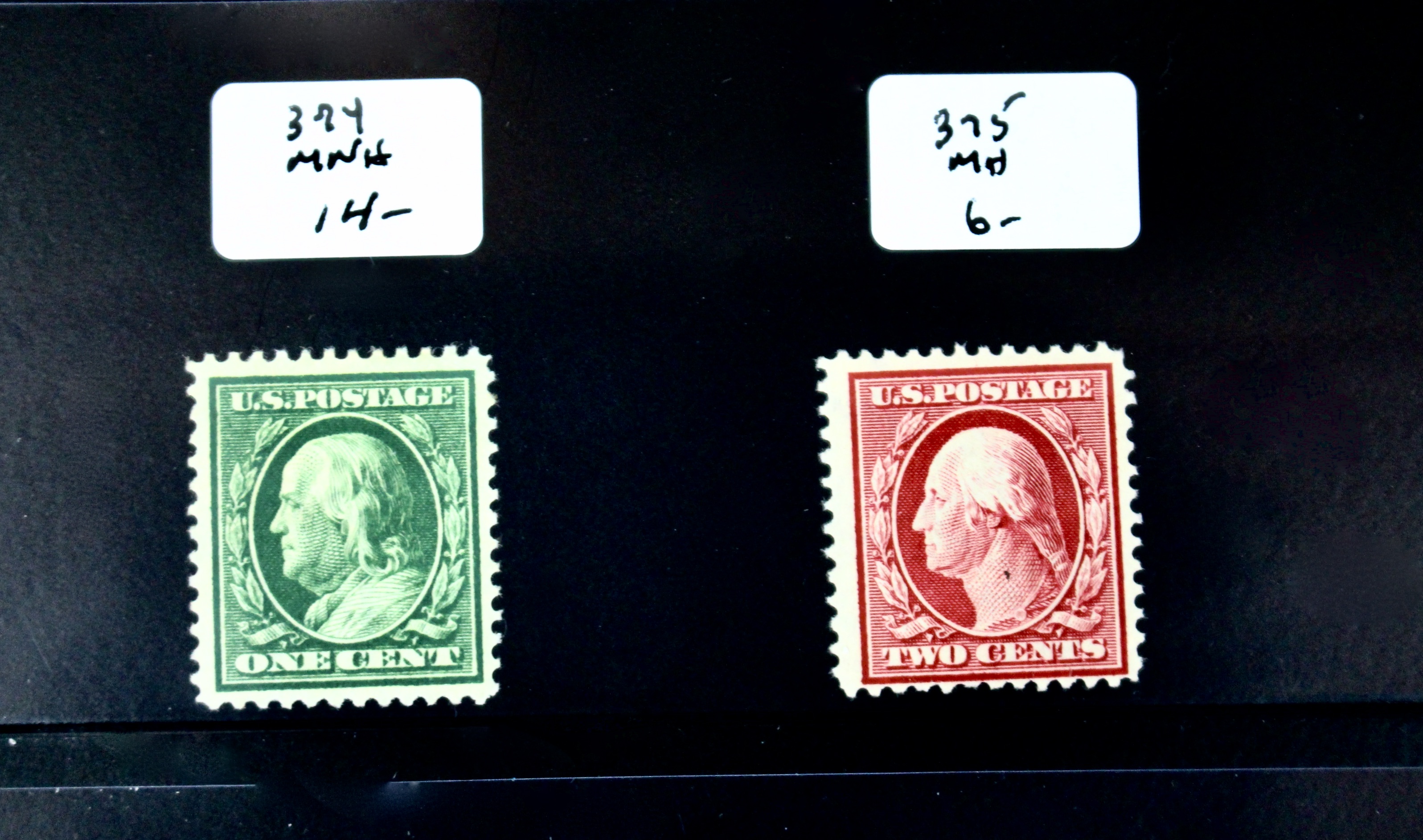Twenty-Four Mint and MNH U.S. Postage Stamps
