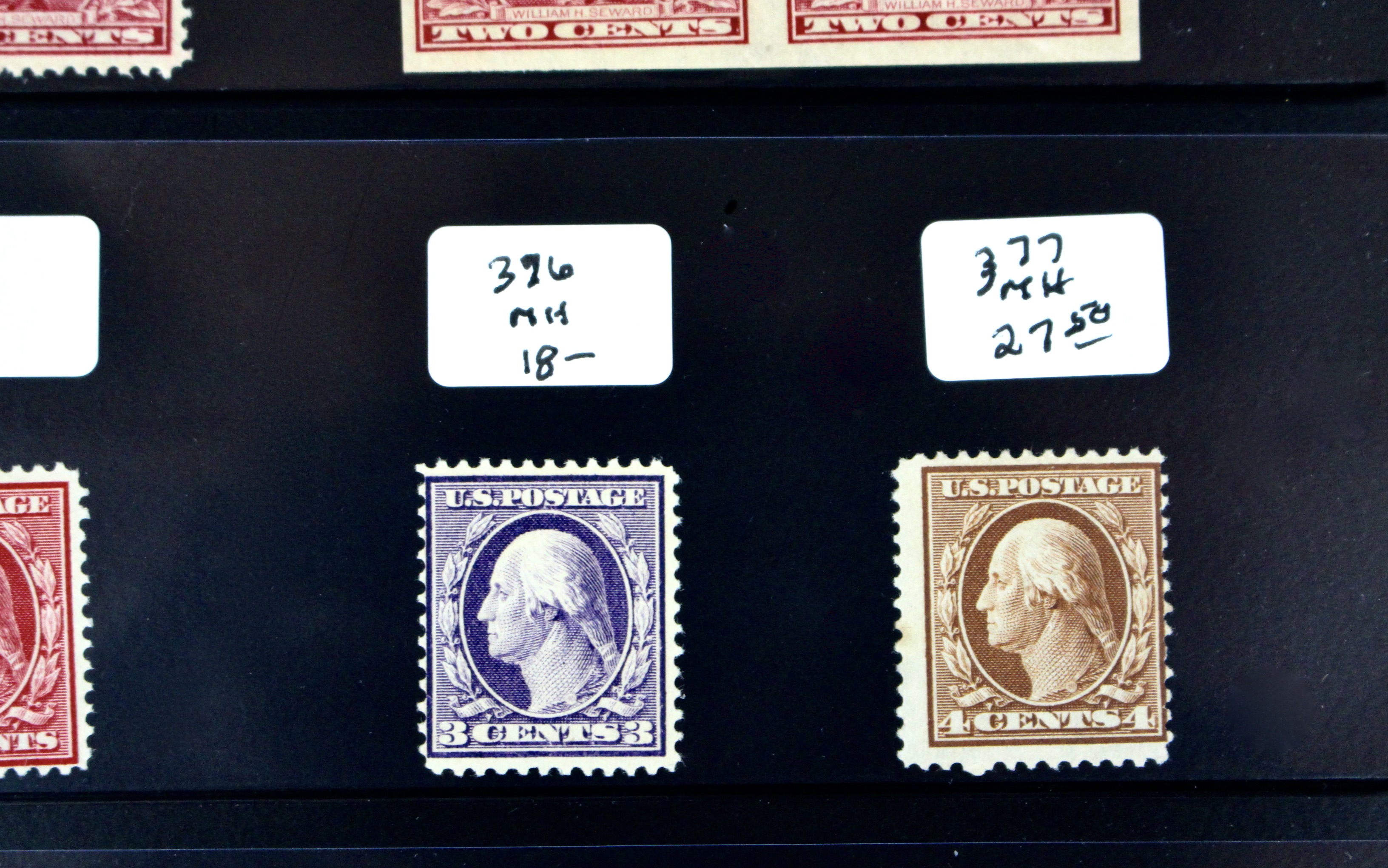 Twenty-Four Mint and MNH U.S. Postage Stamps