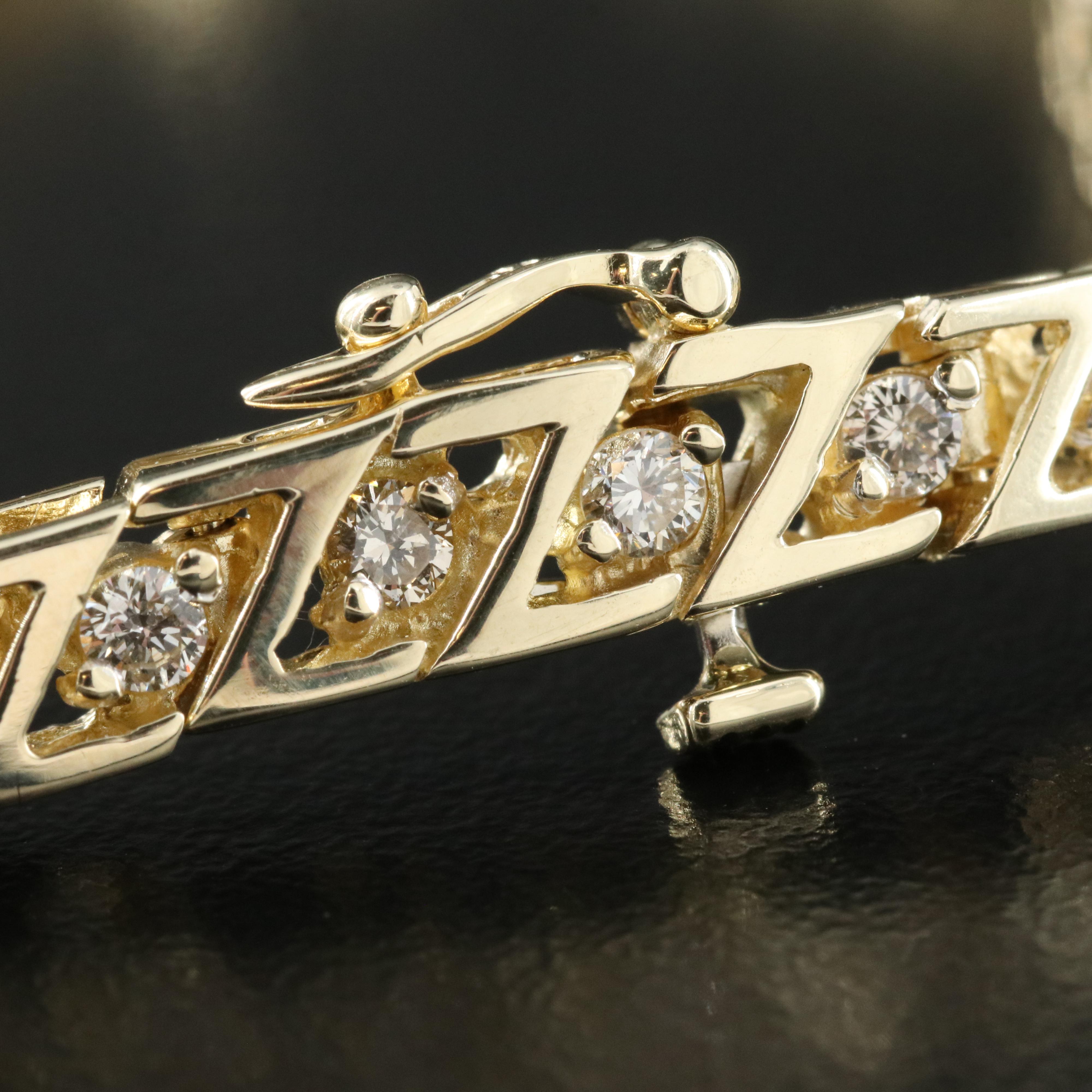 14K 2.08 CTW Diamond Line Bracelet