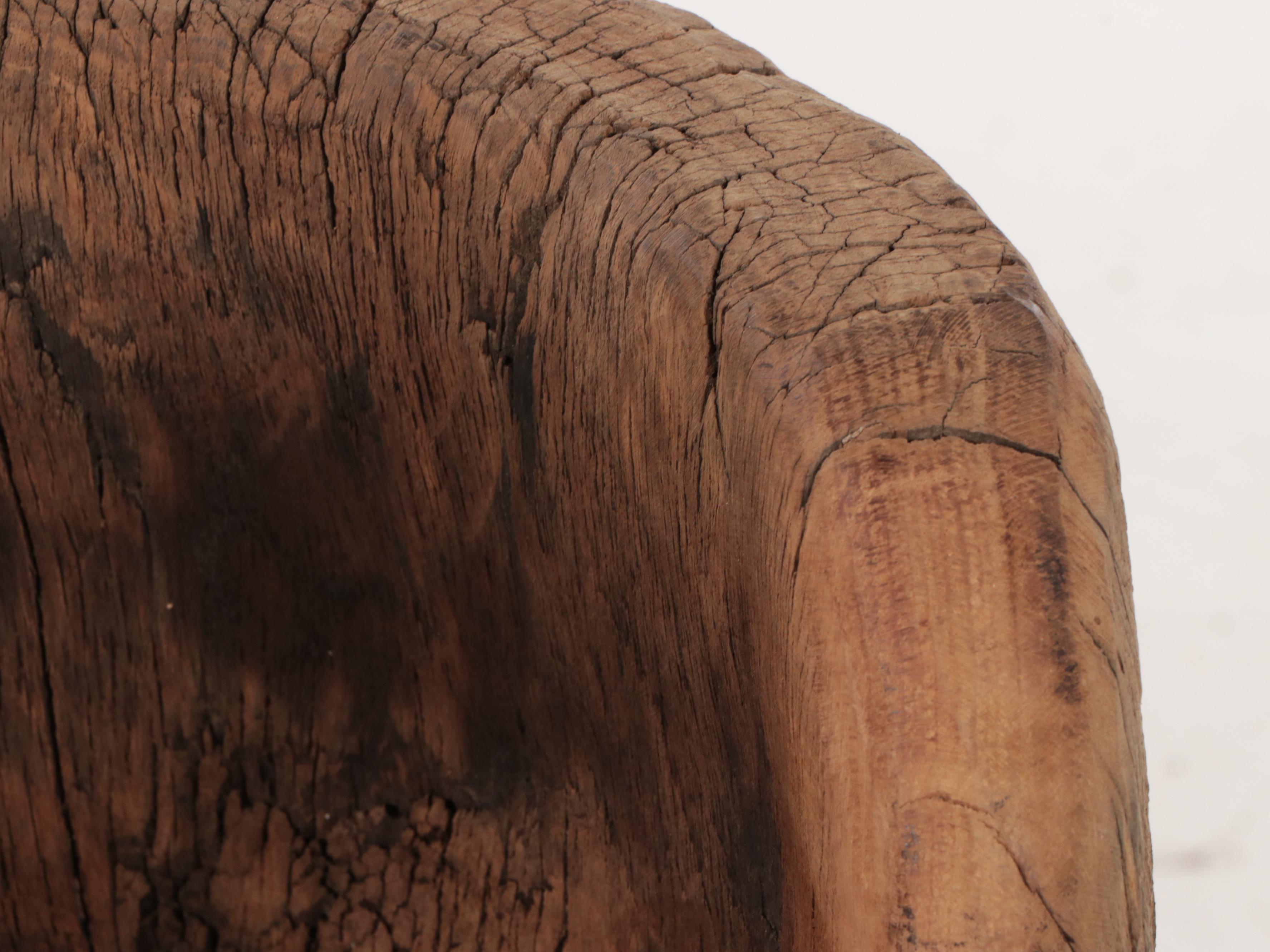 Hinggan (China) Carved Log Chair