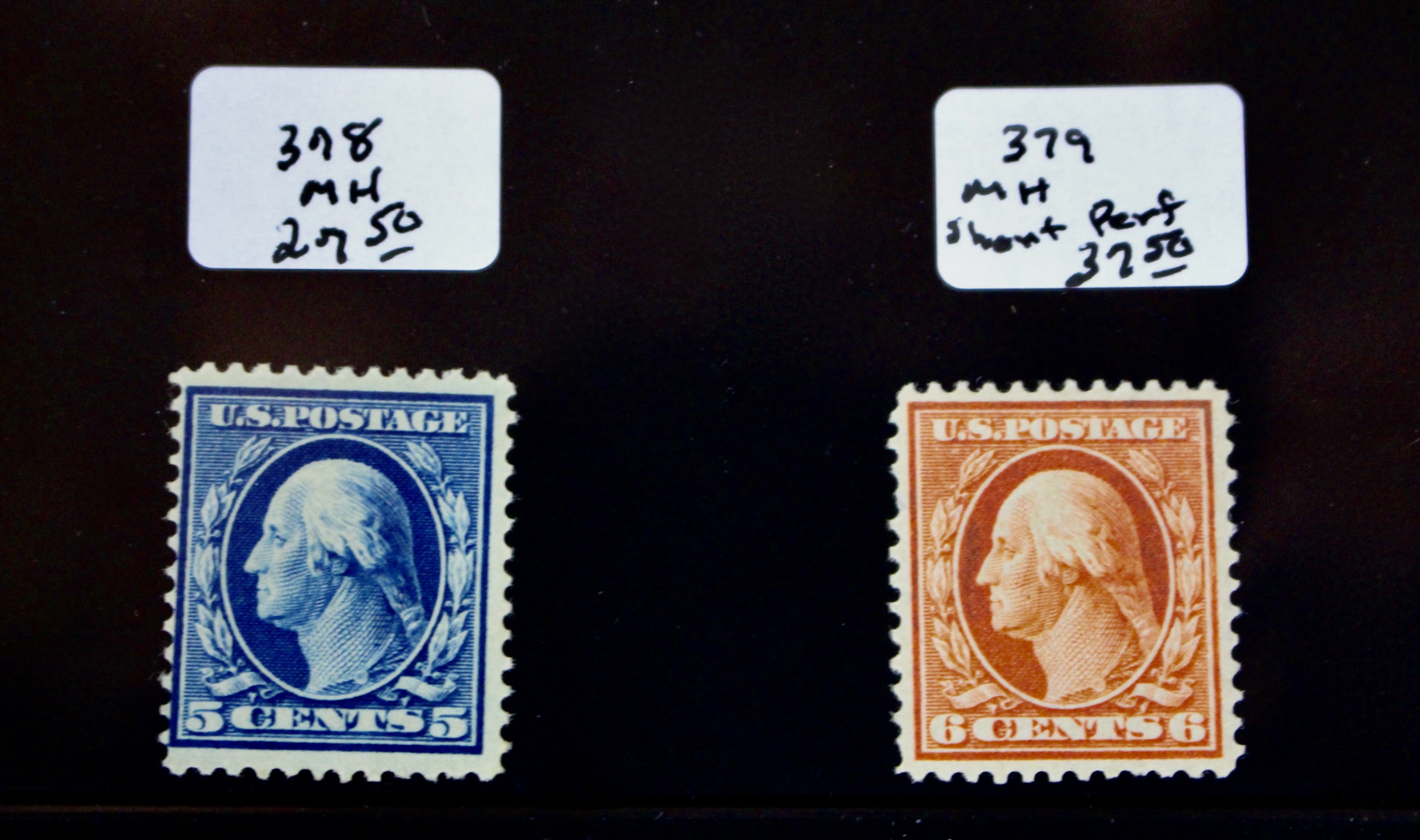 Twenty-Four Mint and MNH U.S. Postage Stamps