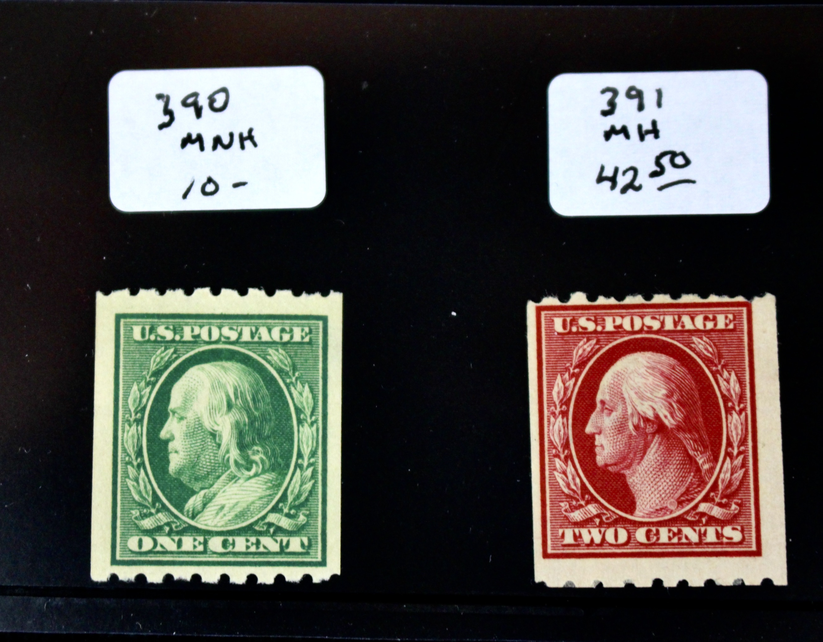 Twenty-Four Mint and MNH U.S. Postage Stamps