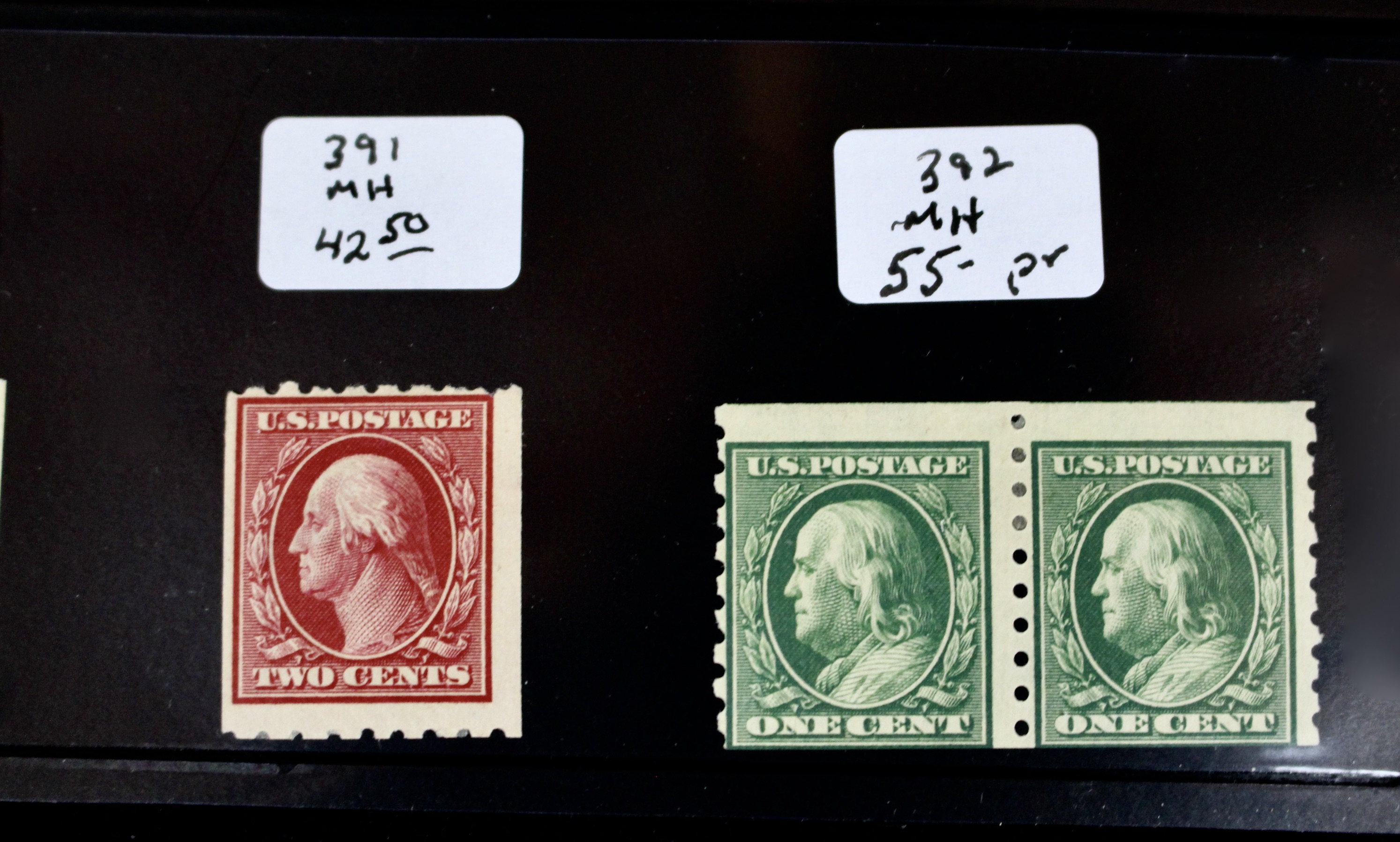 Twenty-Four Mint and MNH U.S. Postage Stamps