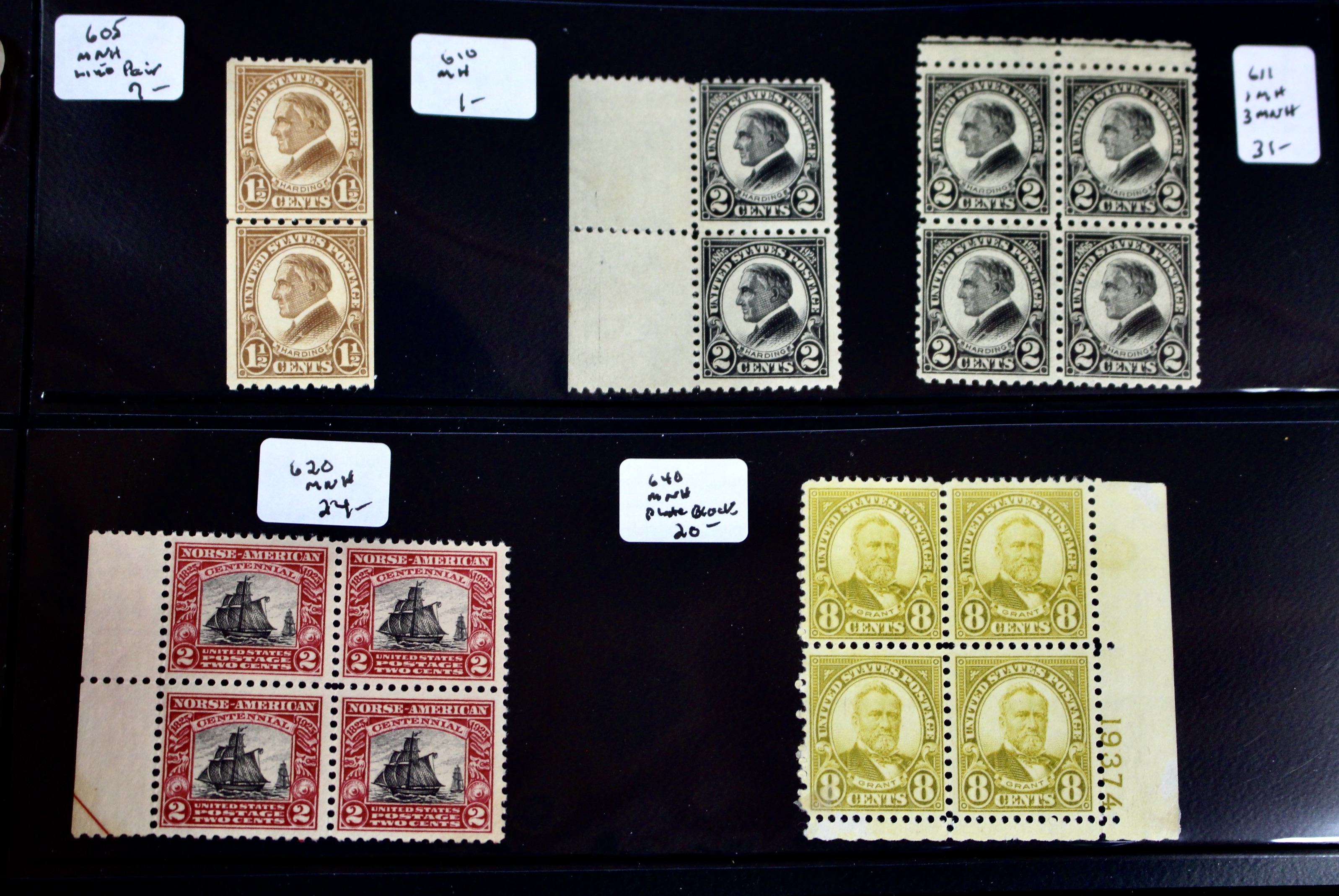 Mint Condition U.S. Postage Stamps