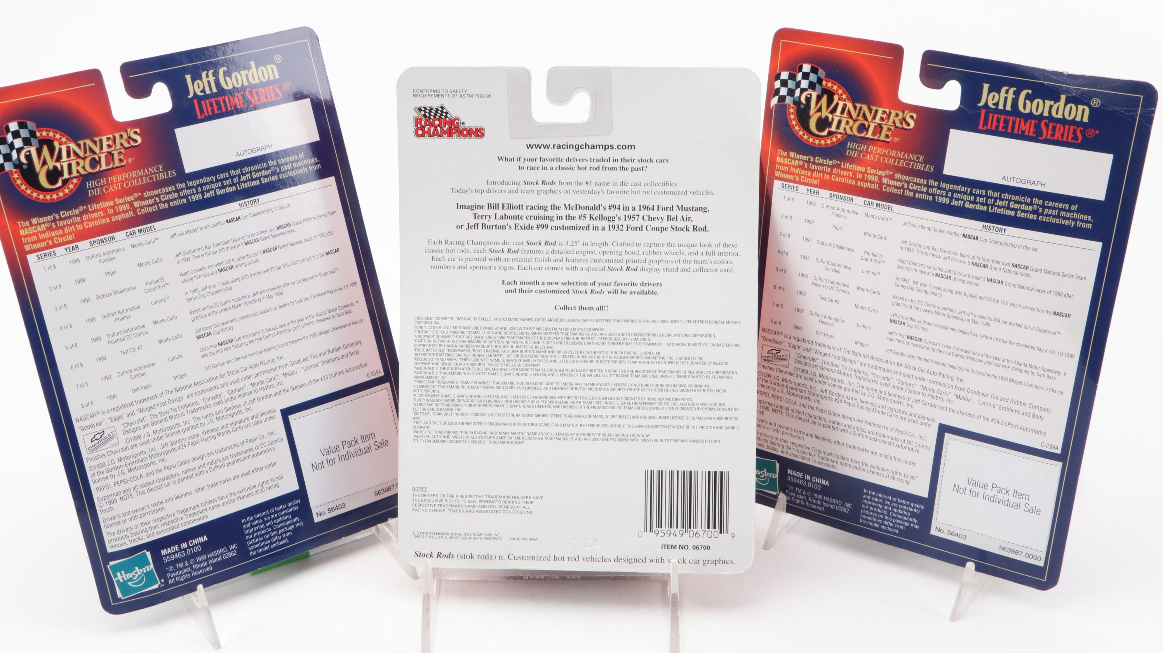 NASCAR Sealed Diecast Cars and More with Jeff Gordon, Kasey Kahne