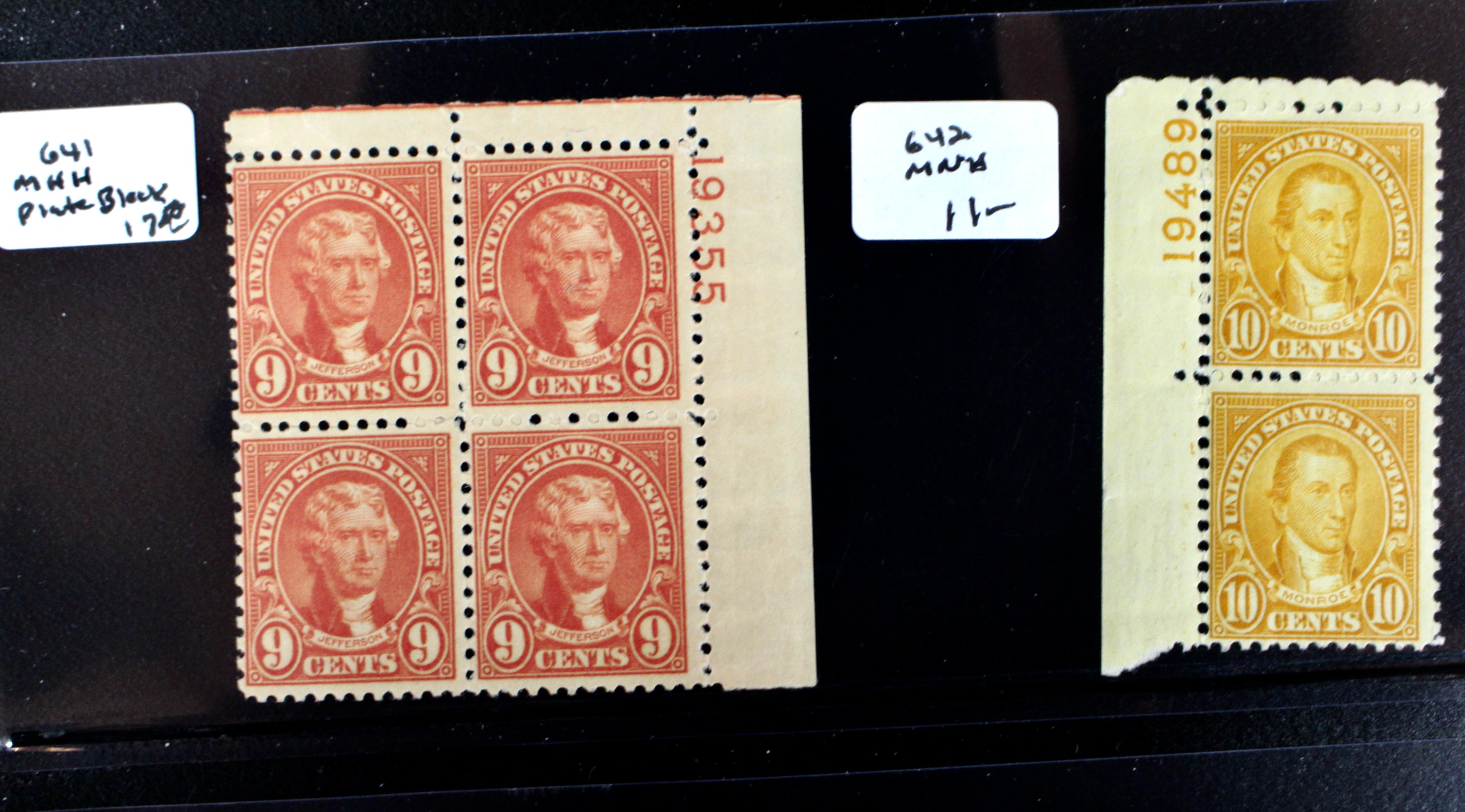 Mint Condition U.S. Postage Stamps