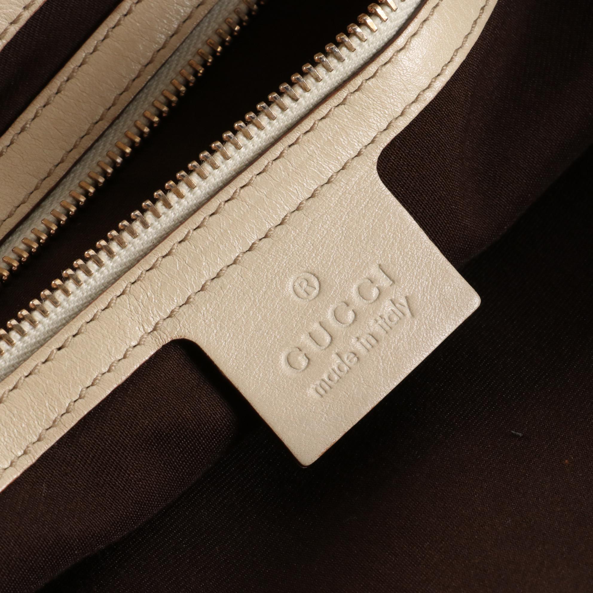 Gucci Abbey D-Ring Tote Bag in Guccissima Leather