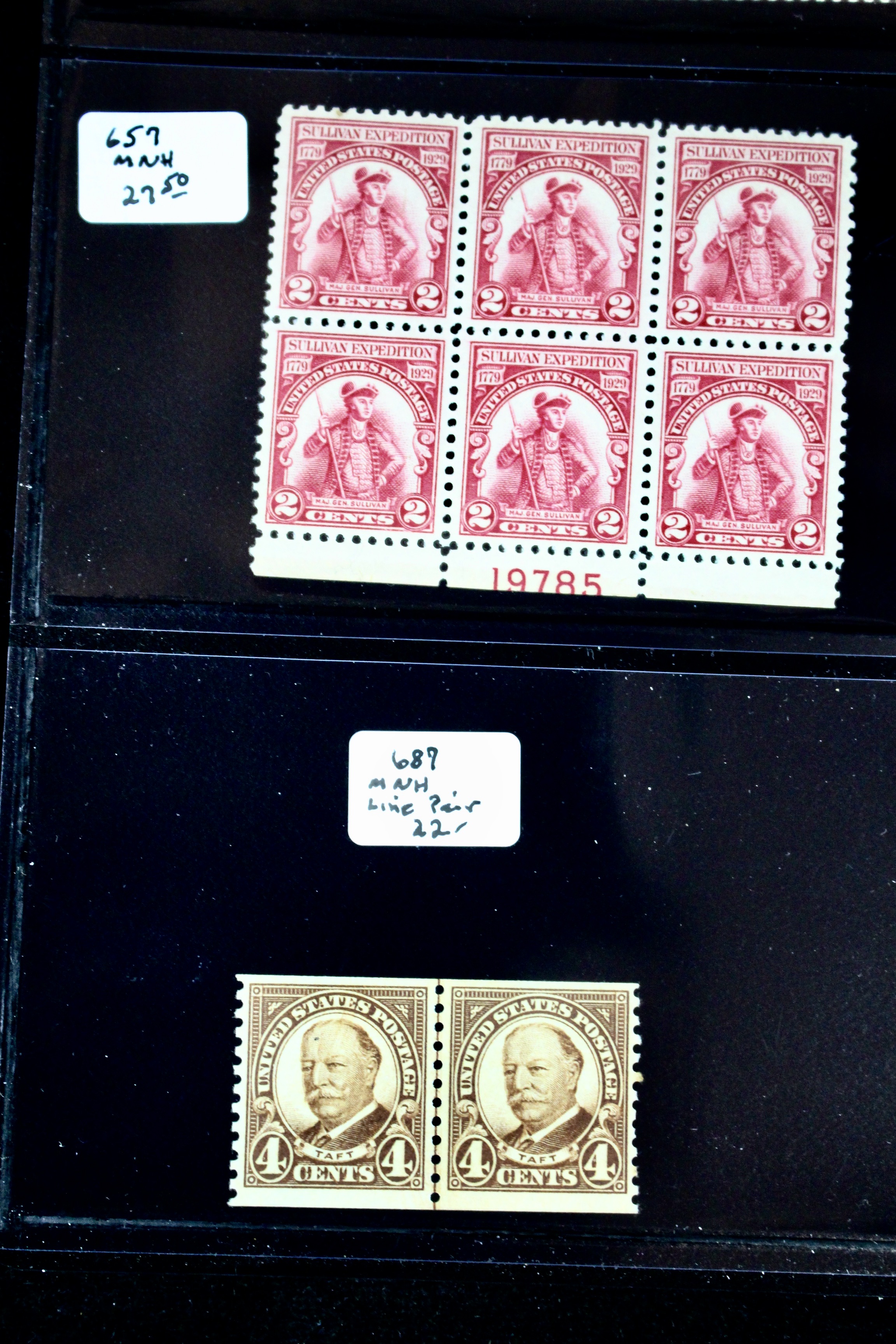 Mint Condition U.S. Postage Stamps