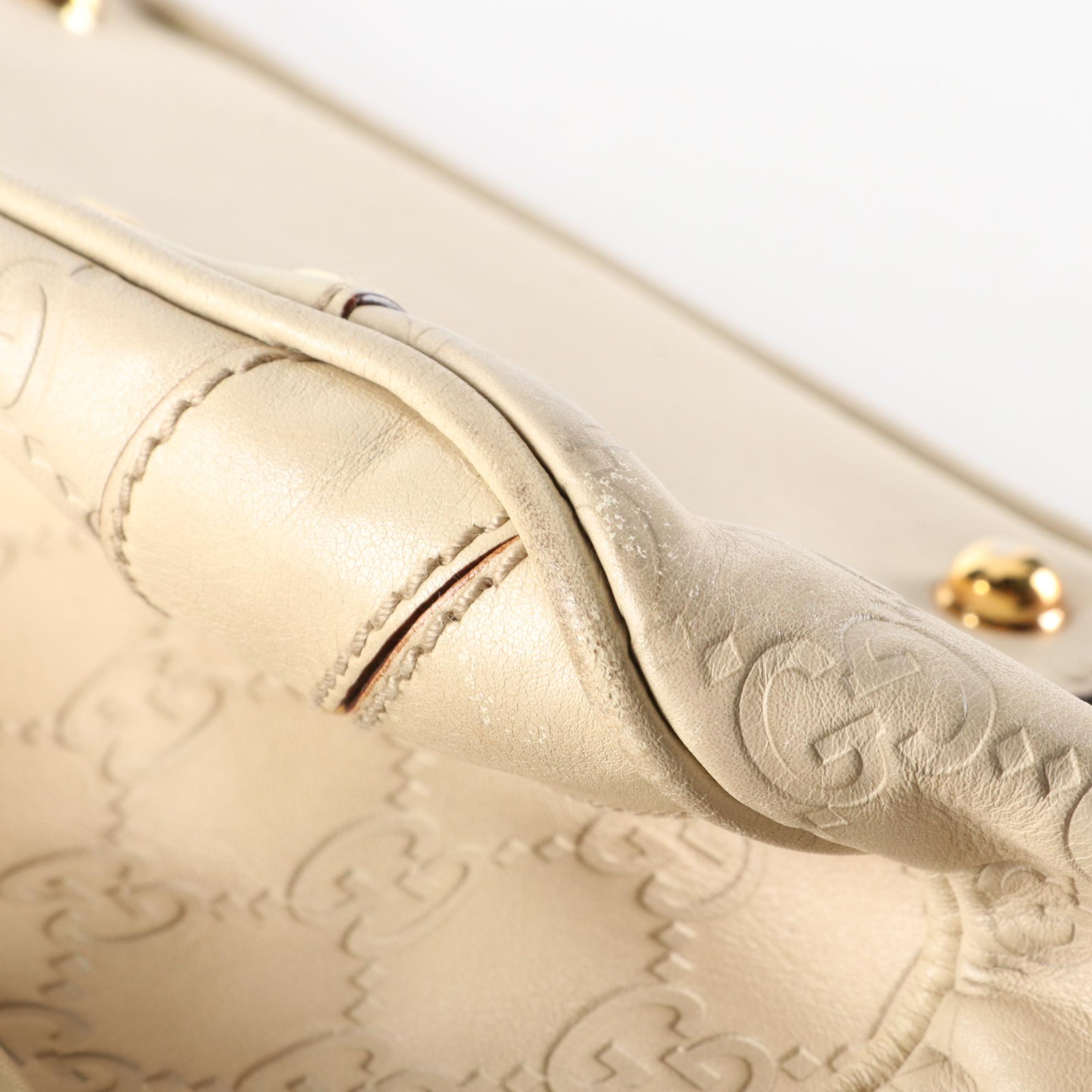 Gucci Abbey D-Ring Tote Bag in Guccissima Leather