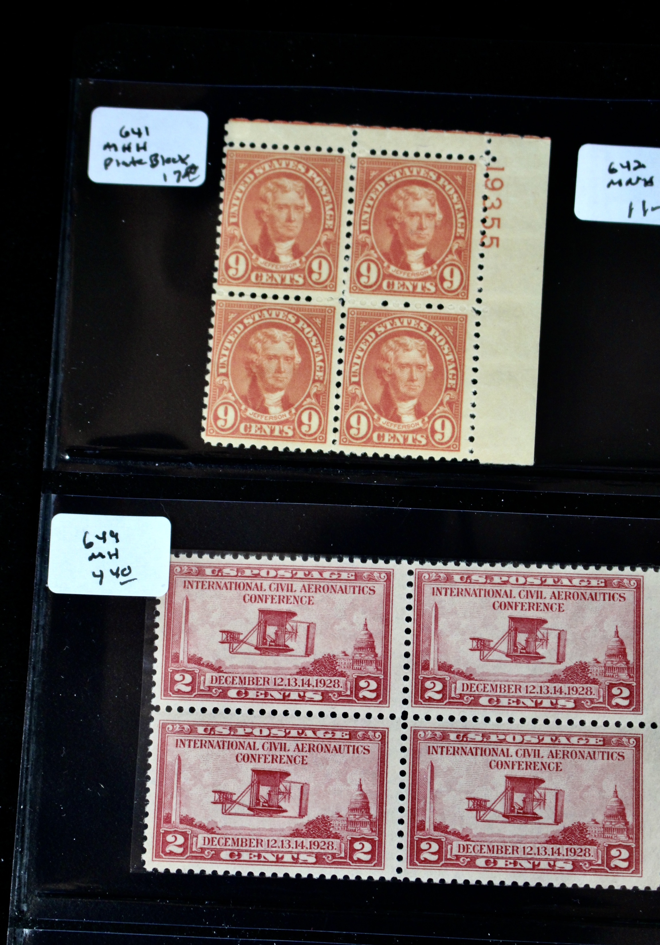 Mint Condition U.S. Postage Stamps