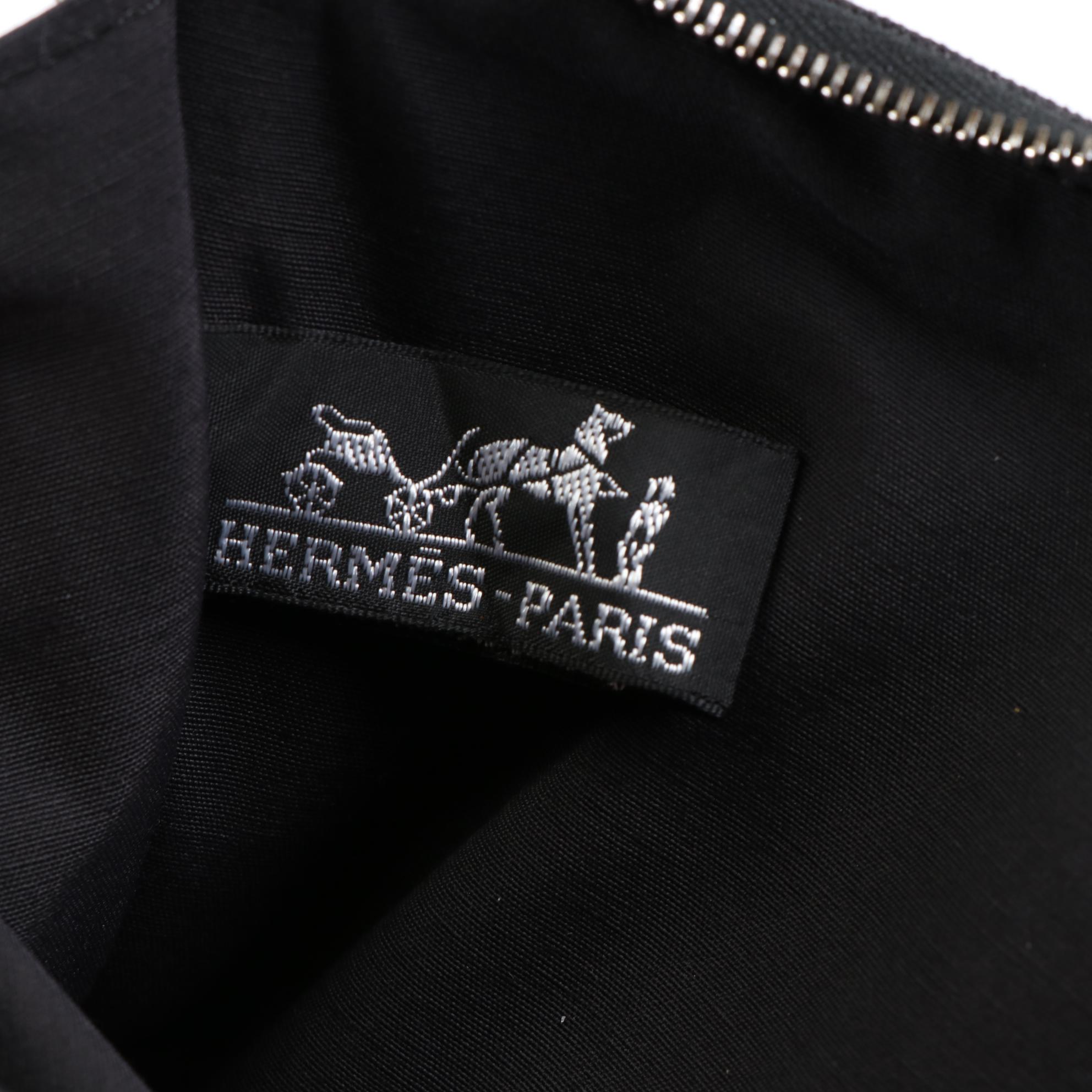 Hermès Perth GM Zip Around Wallet Organizer in Canvas