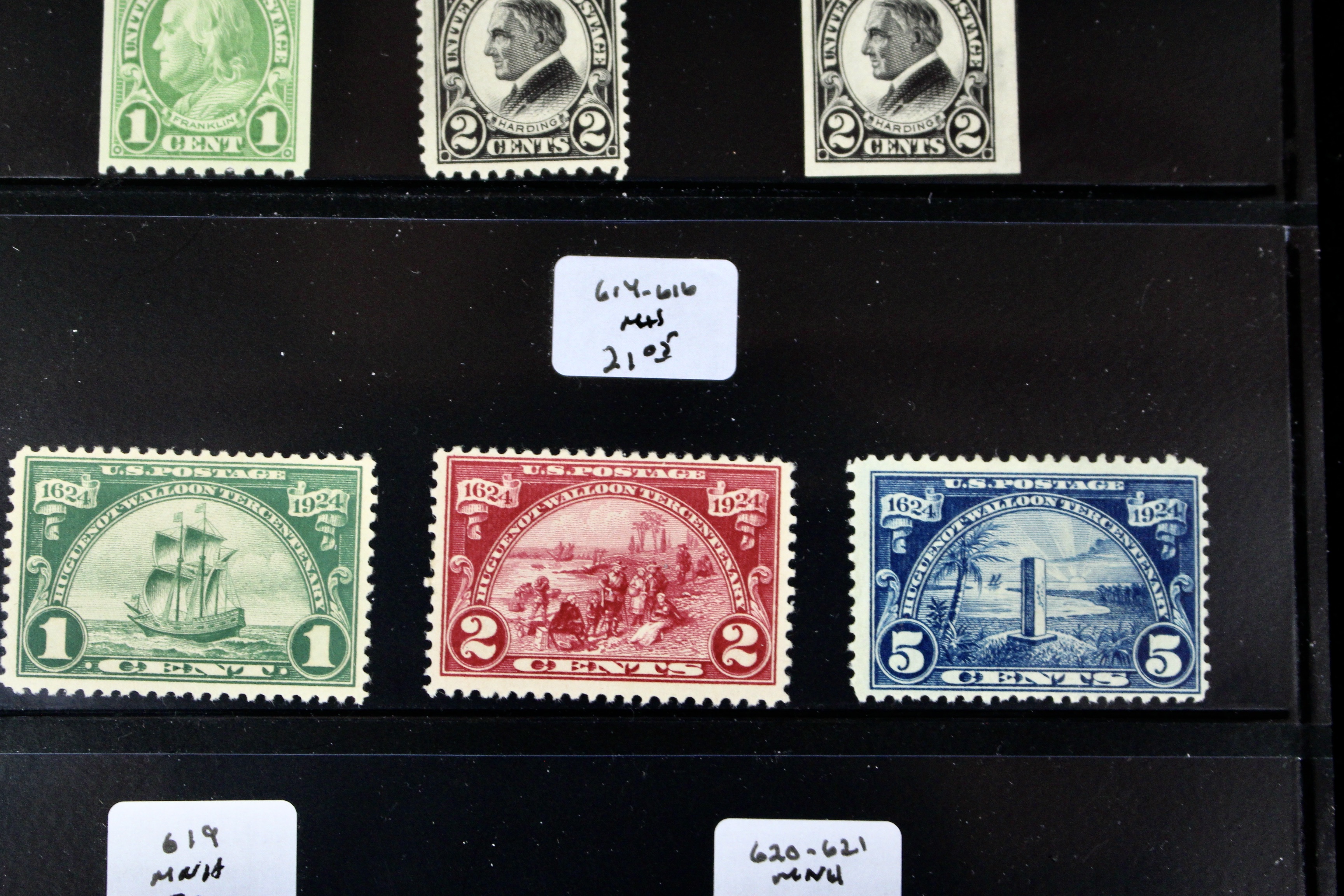 Thirty-One U.S. Mint and MNH Postage Stamps
