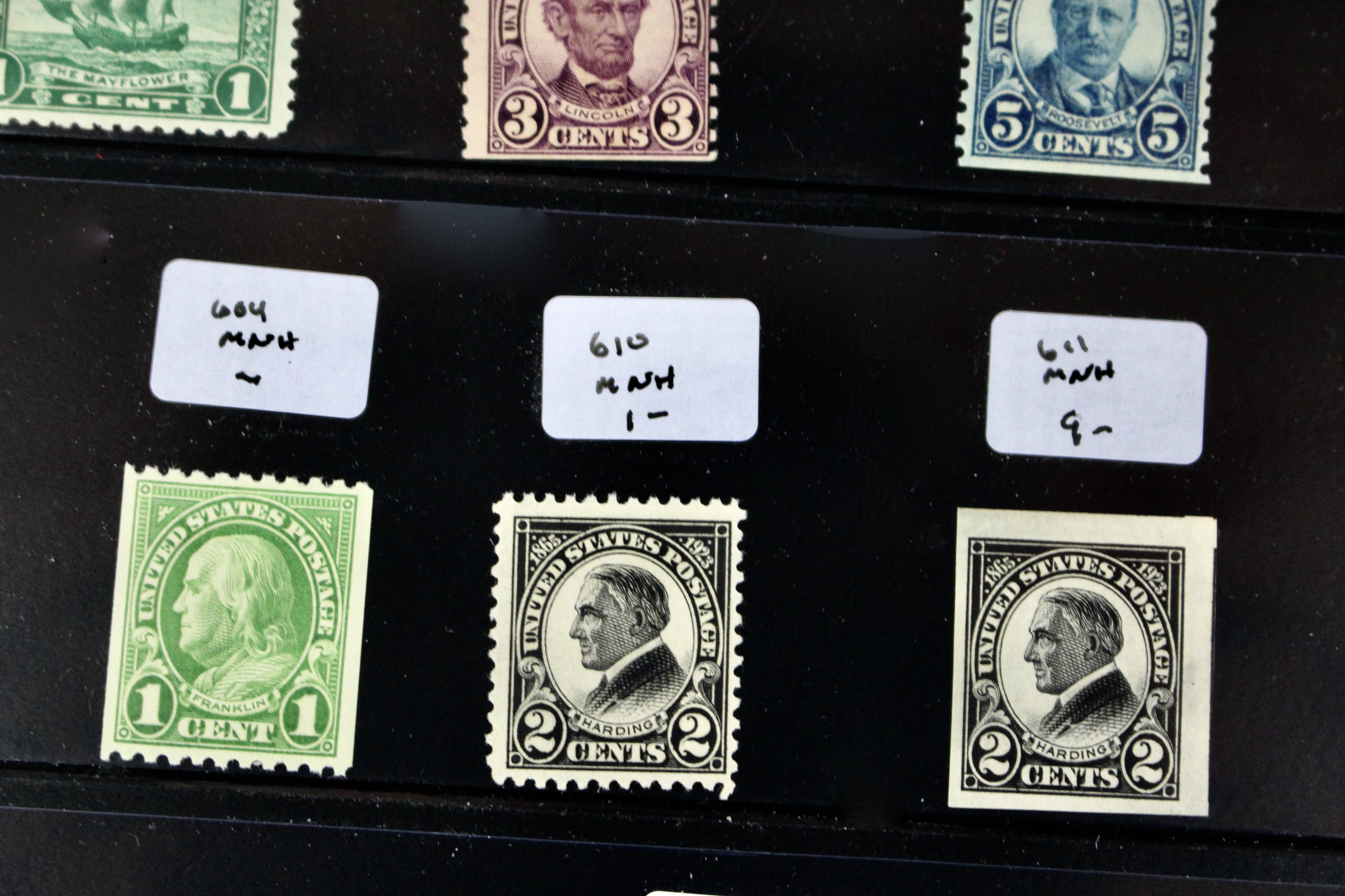 Thirty-One U.S. Mint and MNH Postage Stamps