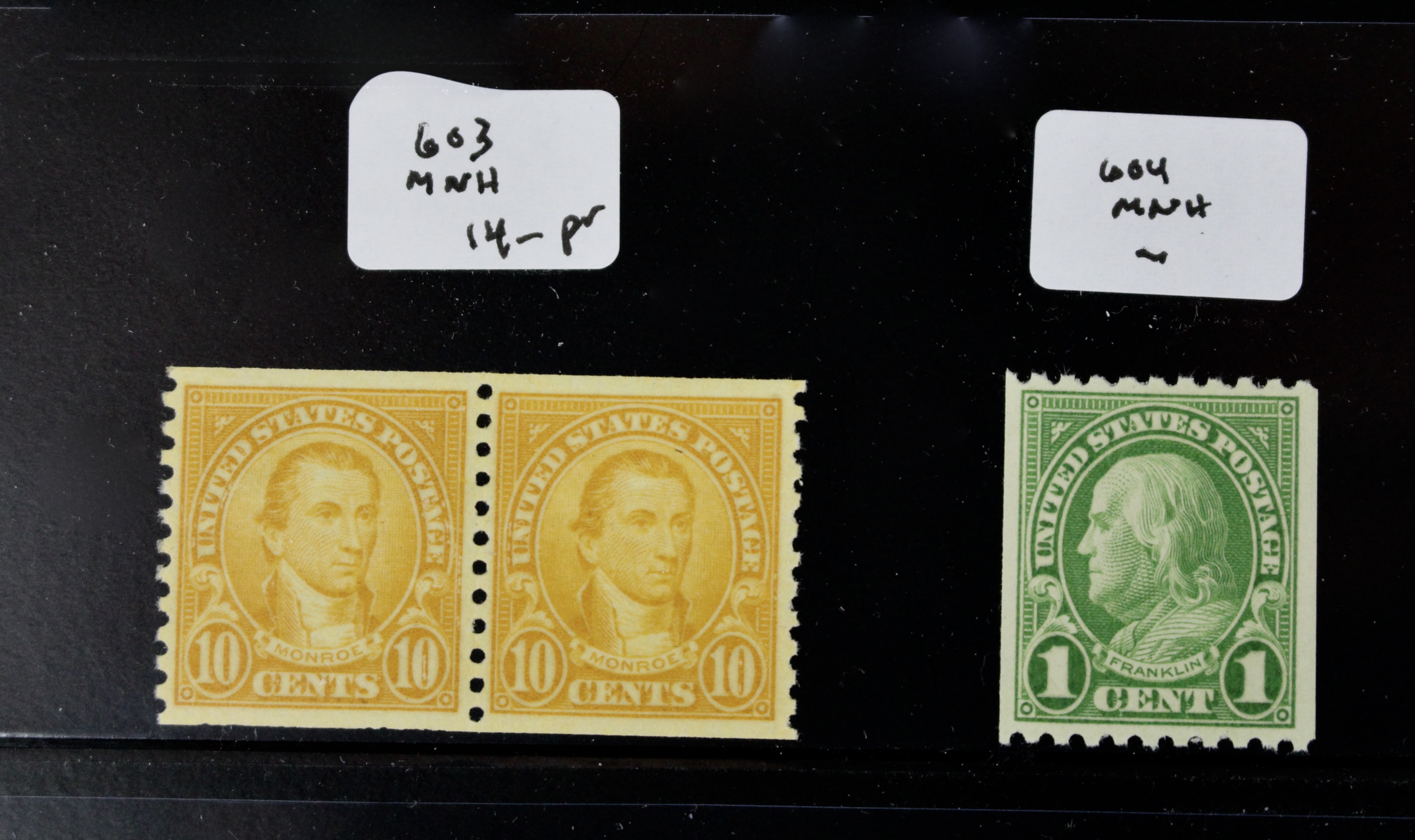 Thirty-One U.S. Mint and MNH Postage Stamps