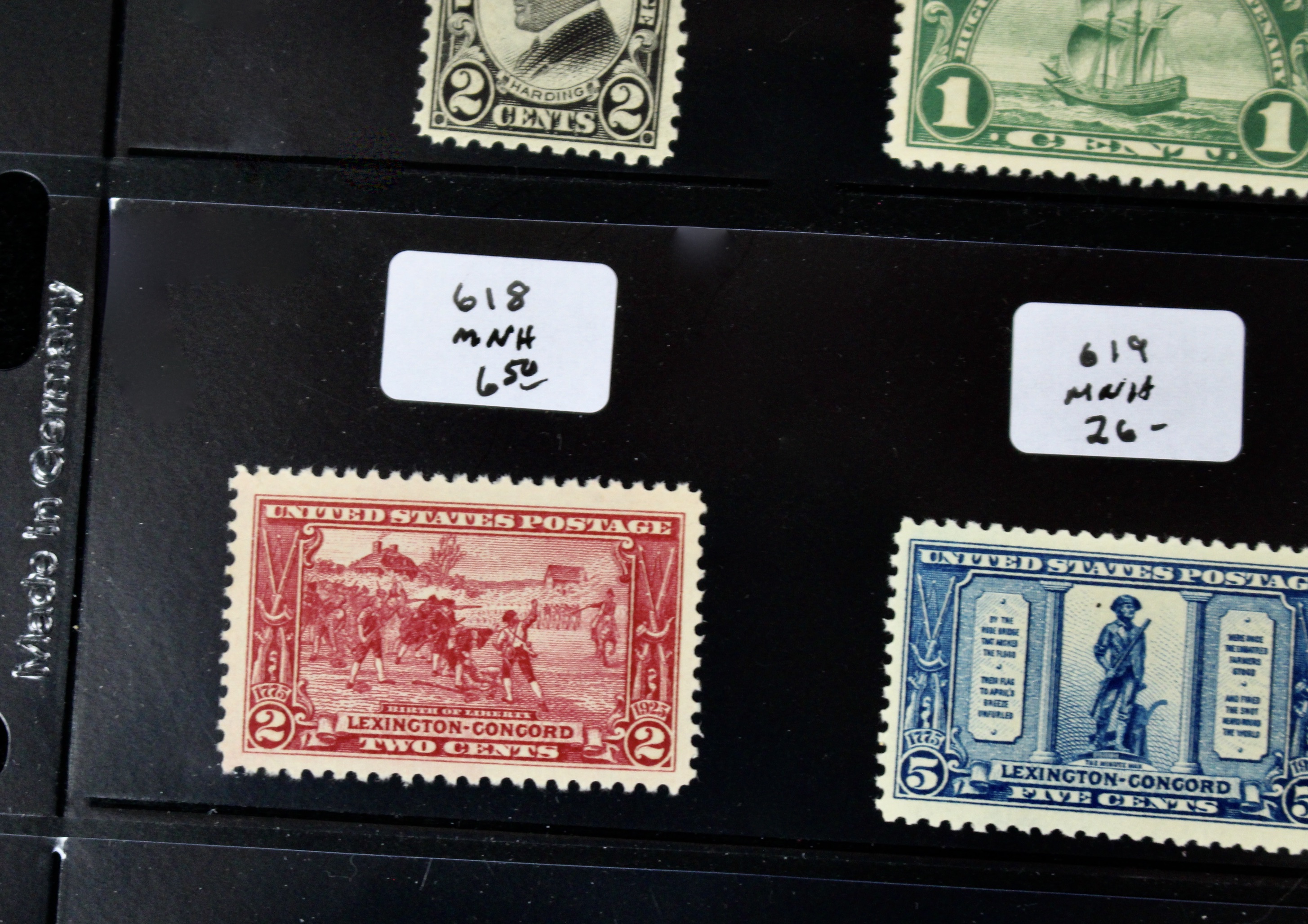 Thirty-One U.S. Mint and MNH Postage Stamps