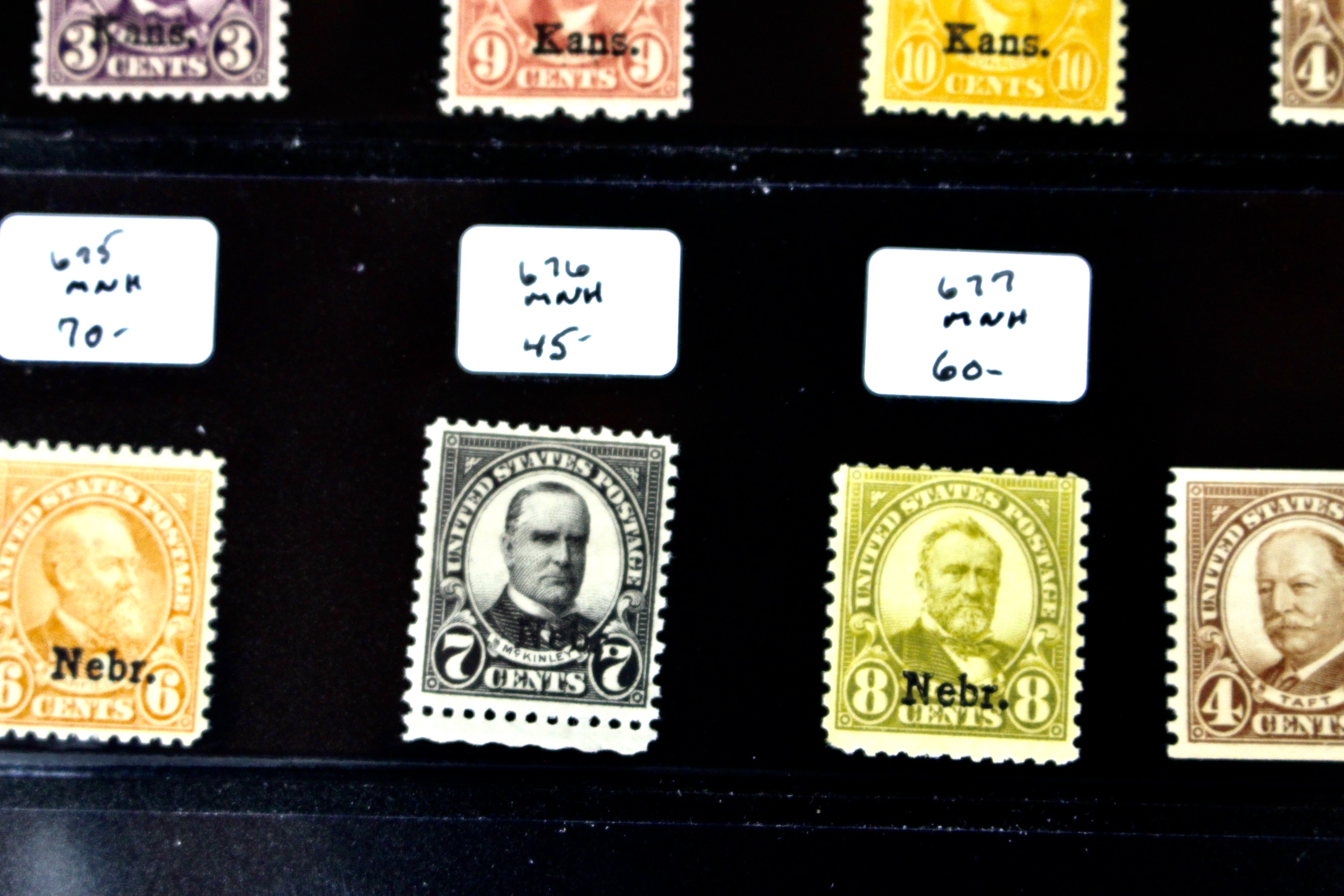 Thirty-One U.S. Mint and MNH Postage Stamps