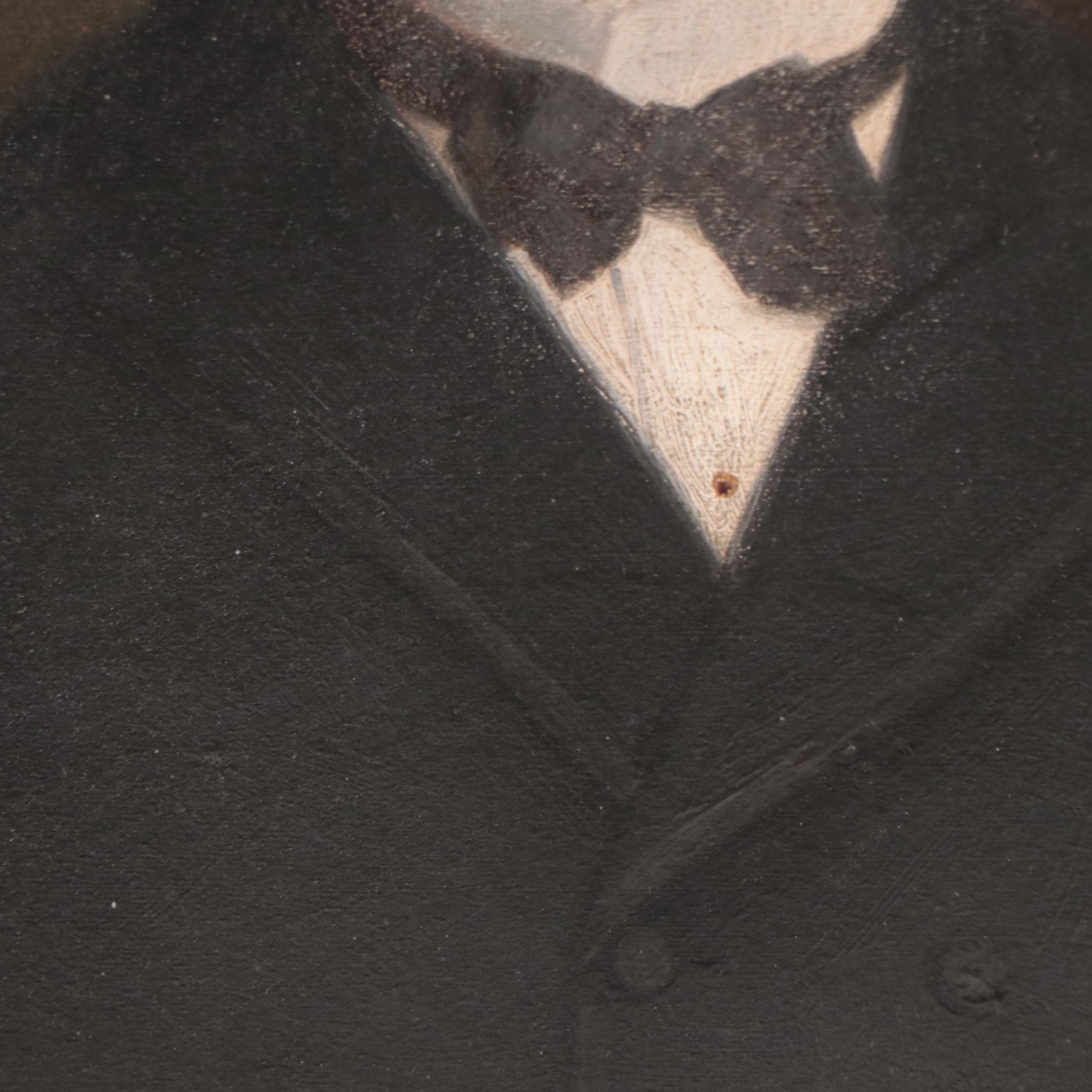 Rudolf Tschudi Portrait Oil Painting of Gentleman, 1908