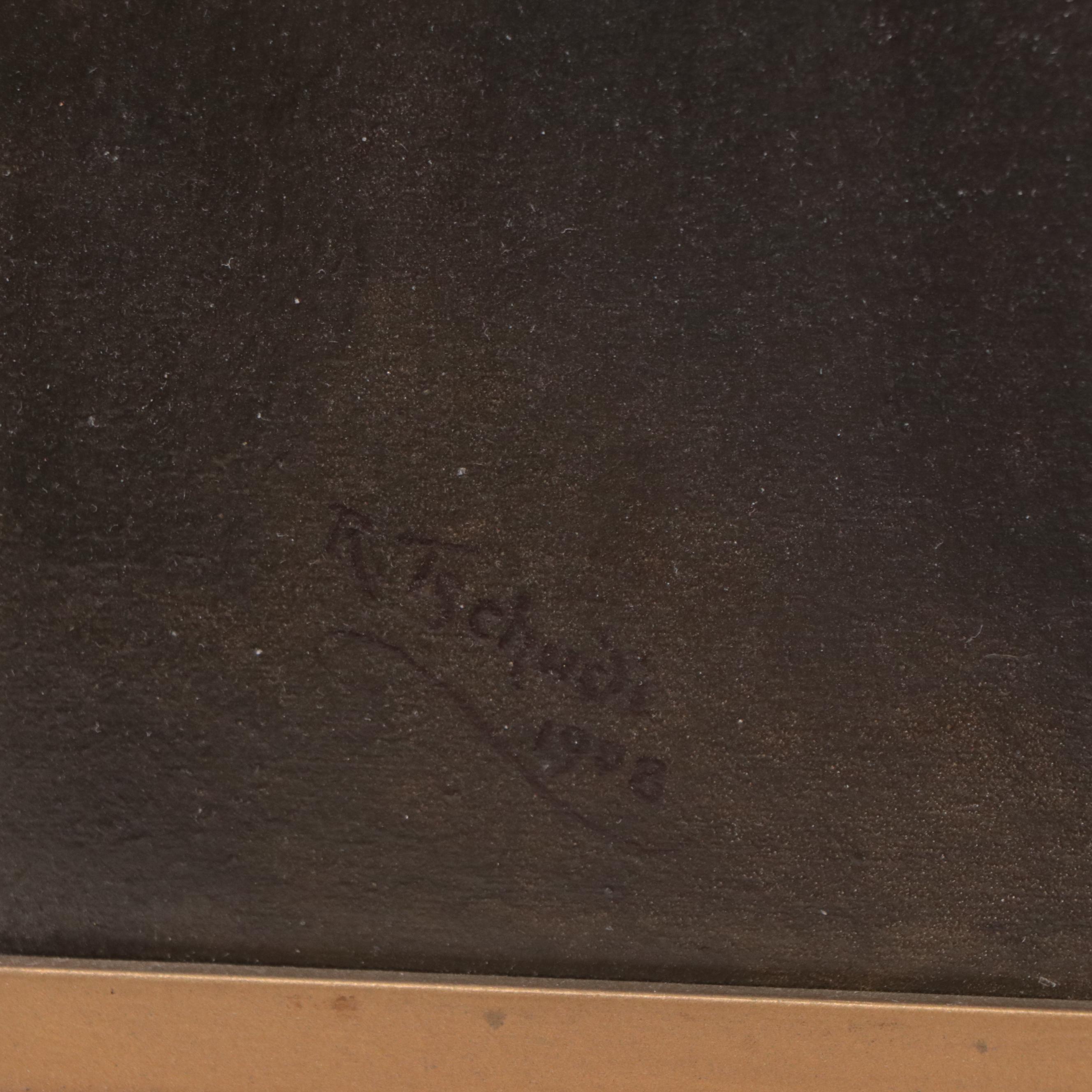 Rudolf Tschudi Portrait Oil Painting of Gentleman, 1908