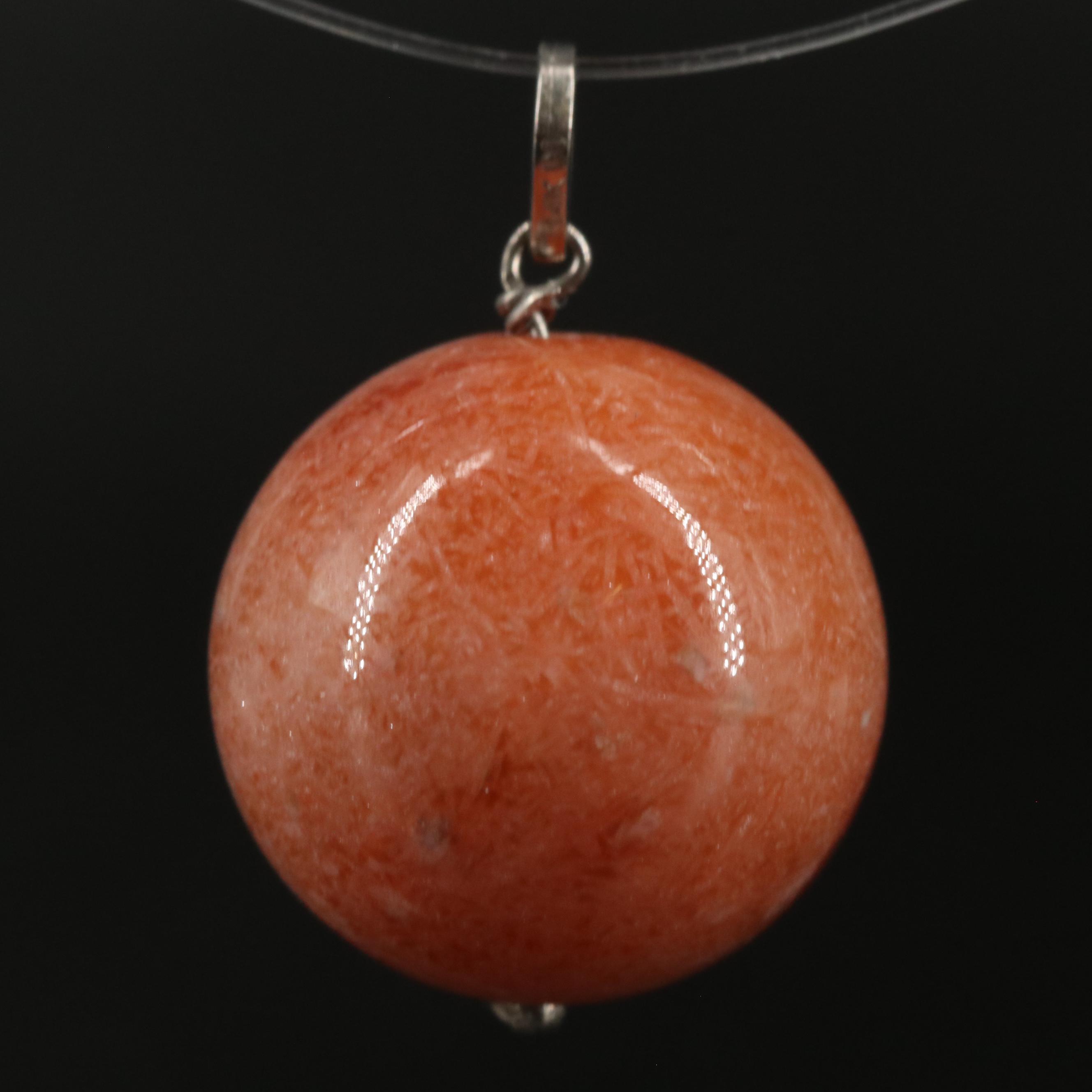 14K Jasper Pendant