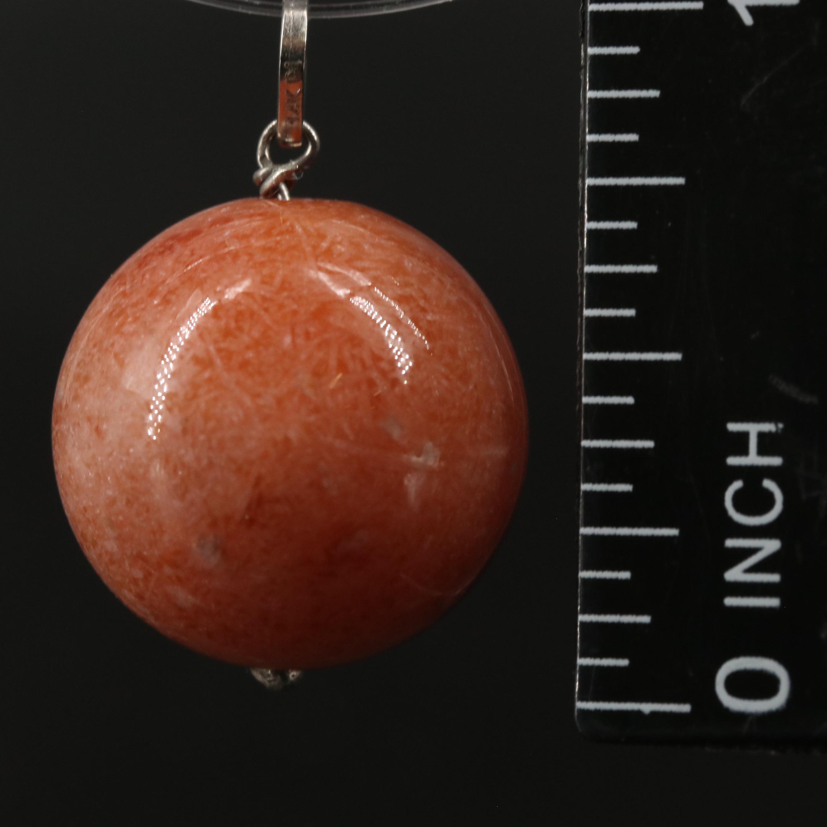 14K Jasper Pendant